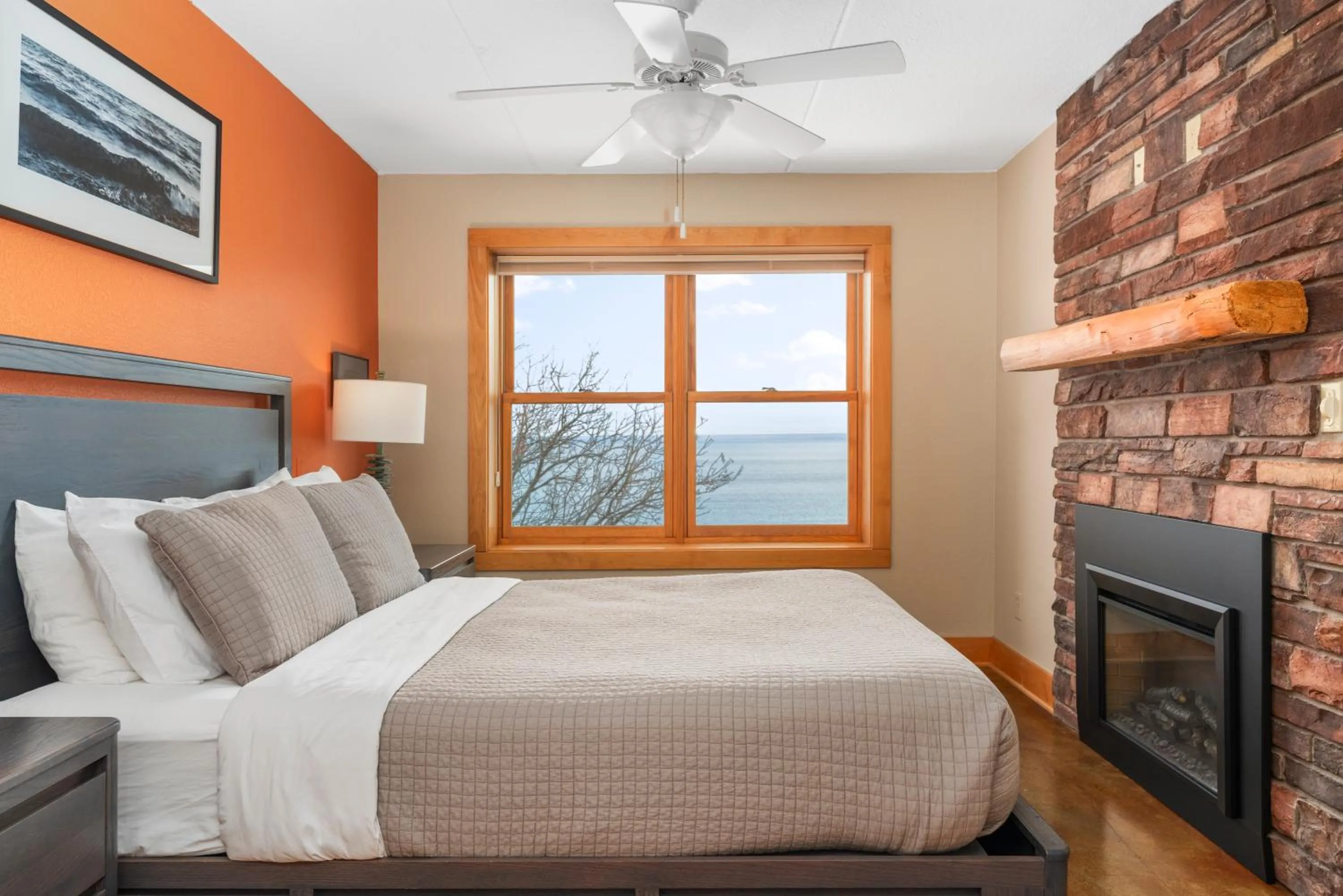 Bed in East Bay Suites