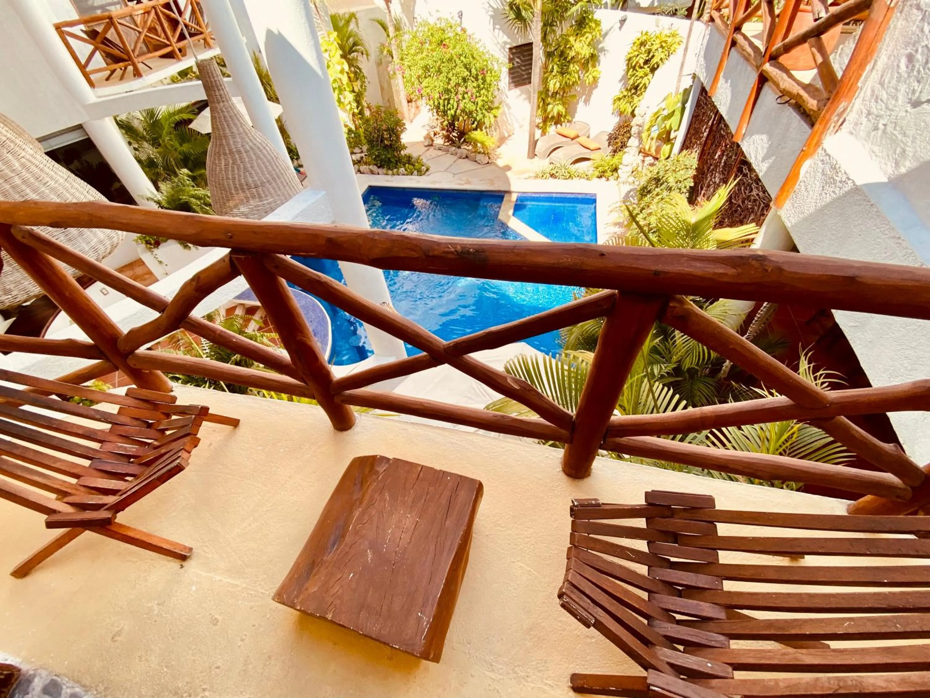 Balcony/Terrace in Hotel Para Ti - Adults Only