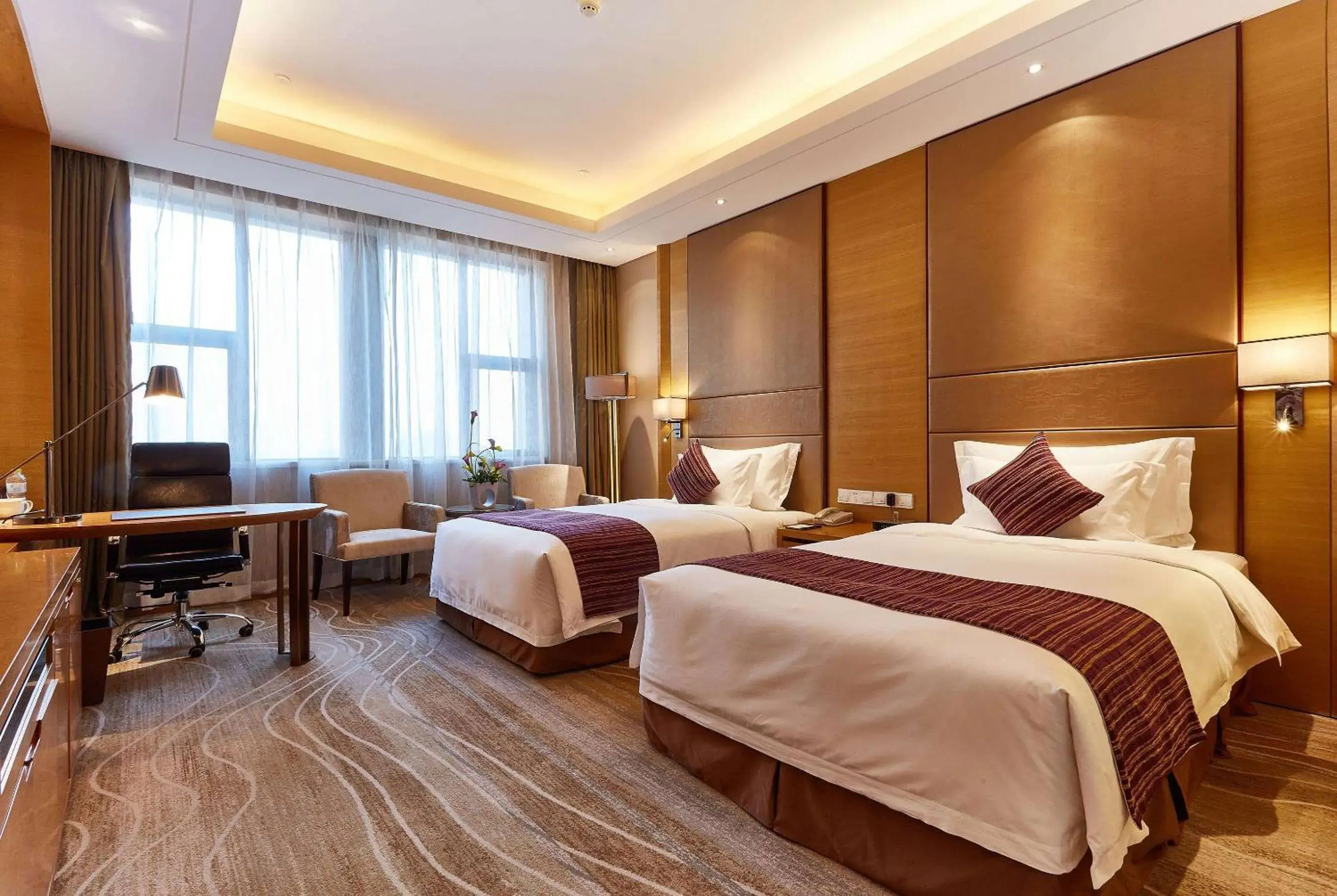 Deluxe Club Twin Room - Non-Smoking in Wyndham Jingzhou Deluxe Club Twin Room - Non-Smoking in Wyndham Jingzhou