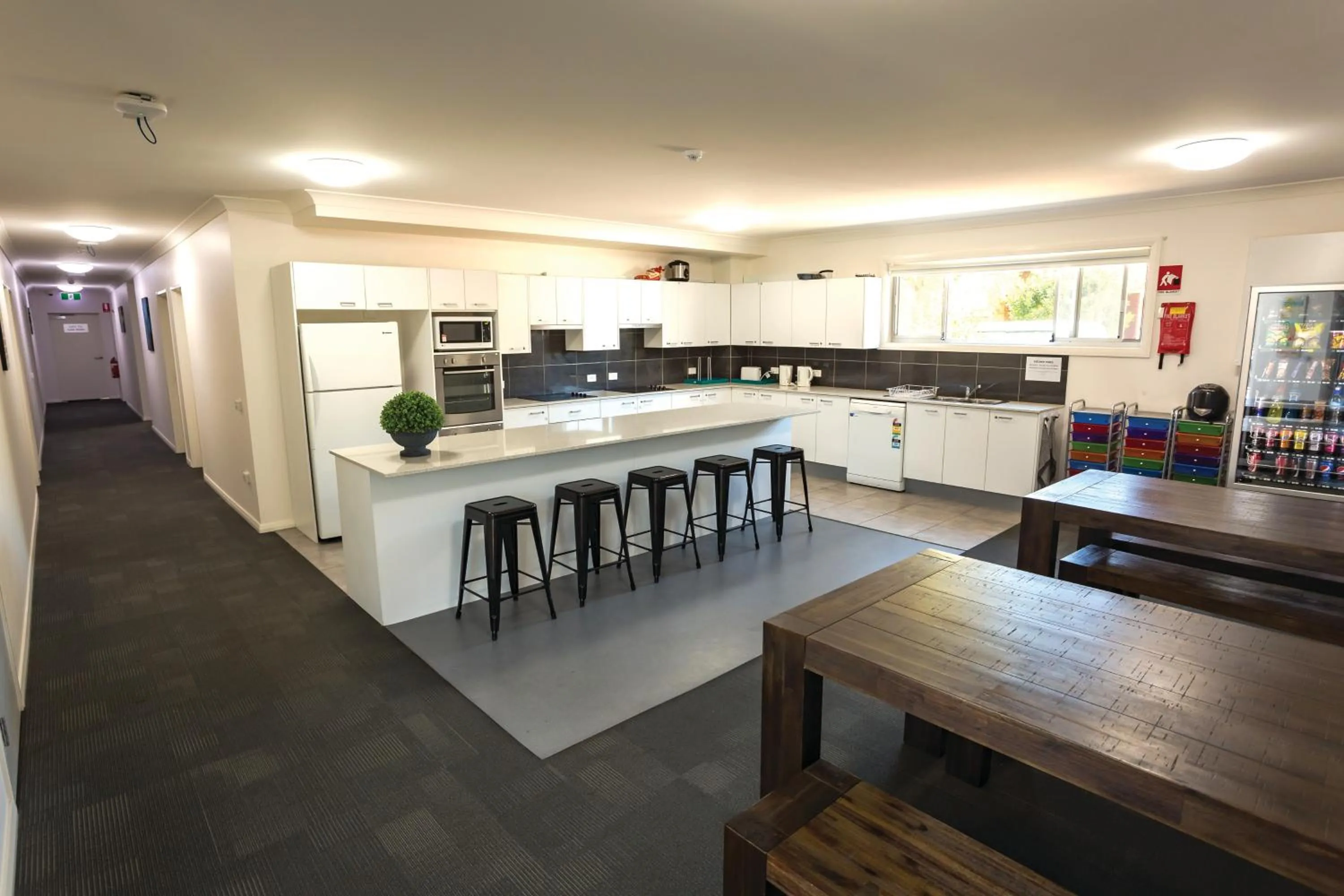 Communal kitchen in Aspire Newcastle