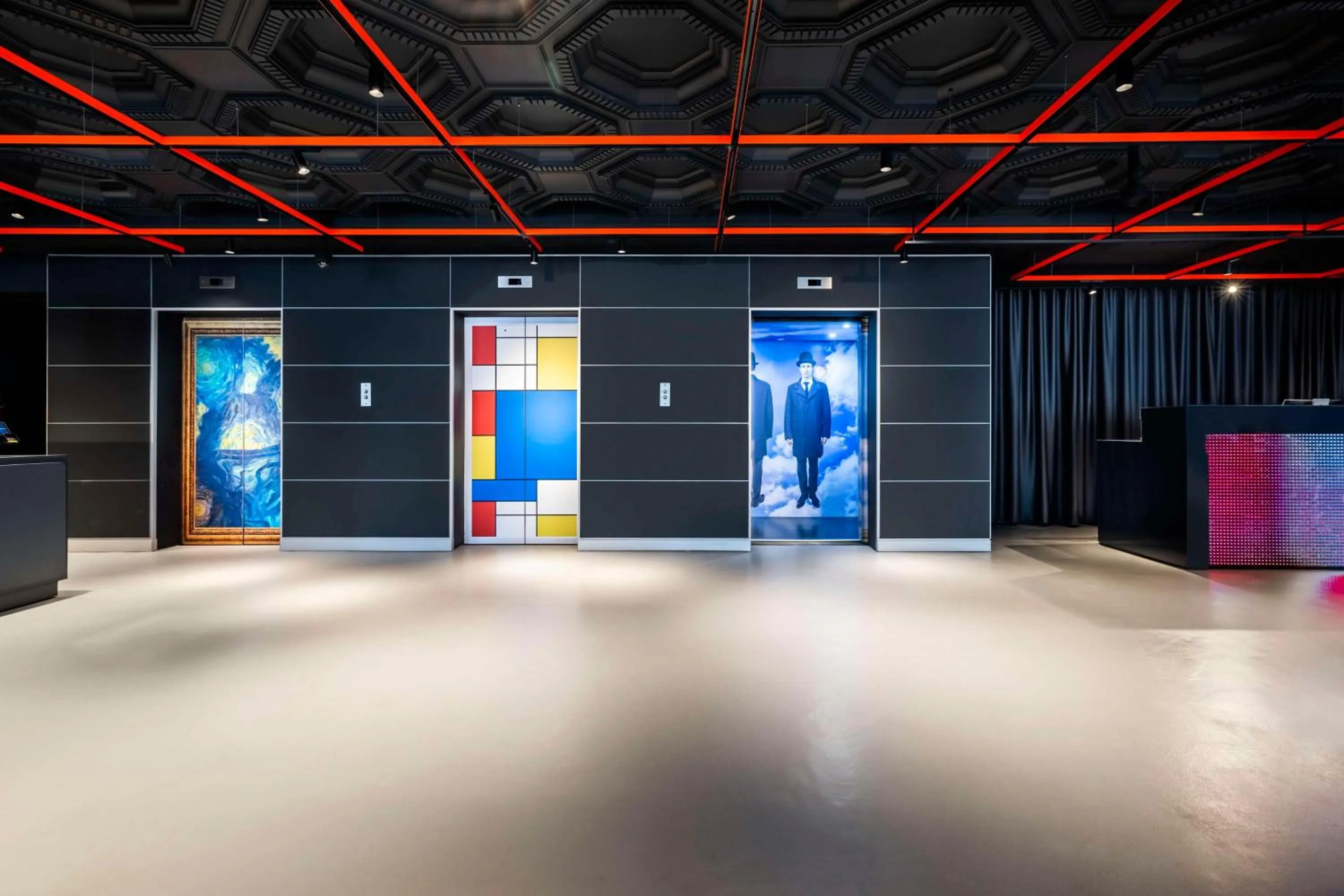 Lobby or reception in nhow Brussels Bloom