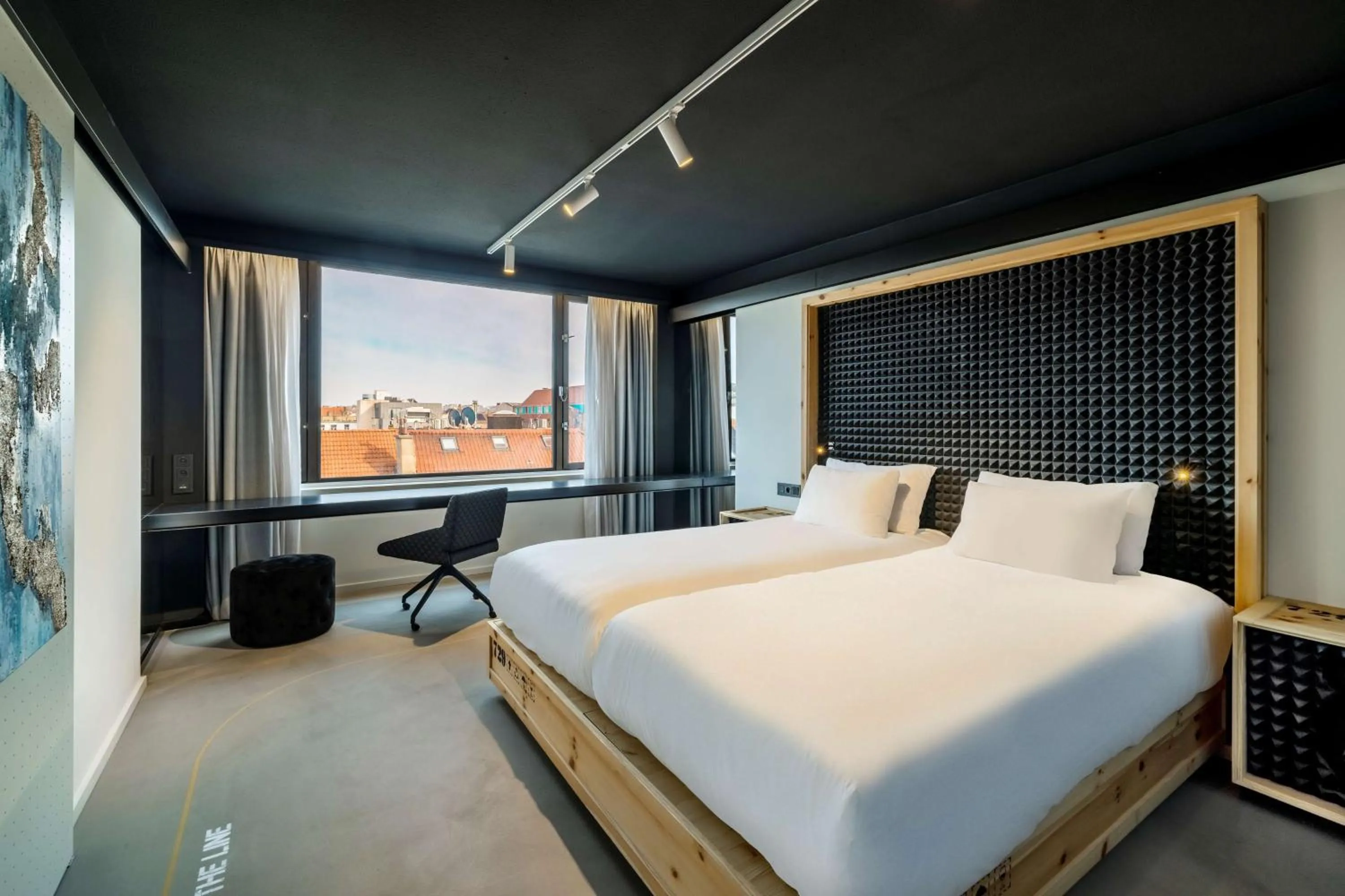 Bedroom, Bed in nhow Brussels Bloom