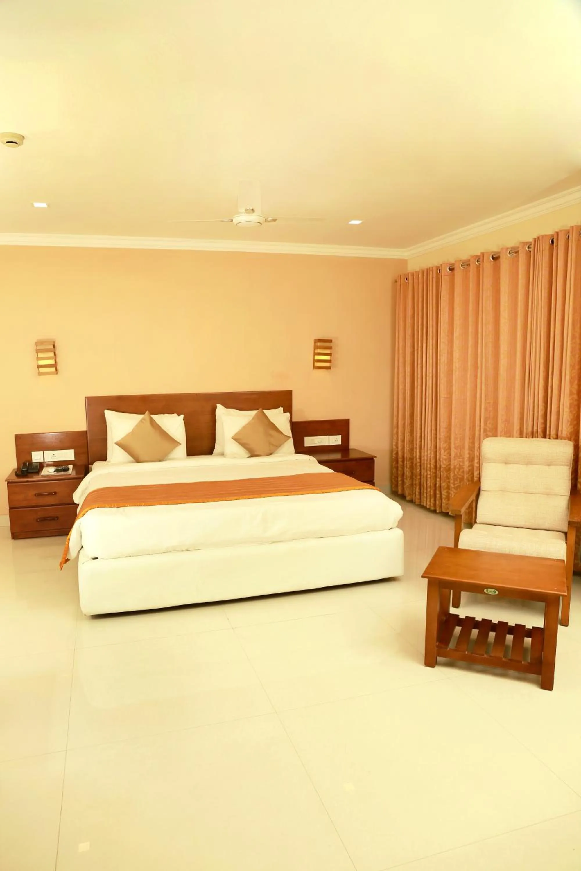 Bed in KTDC Grand Chaithram
