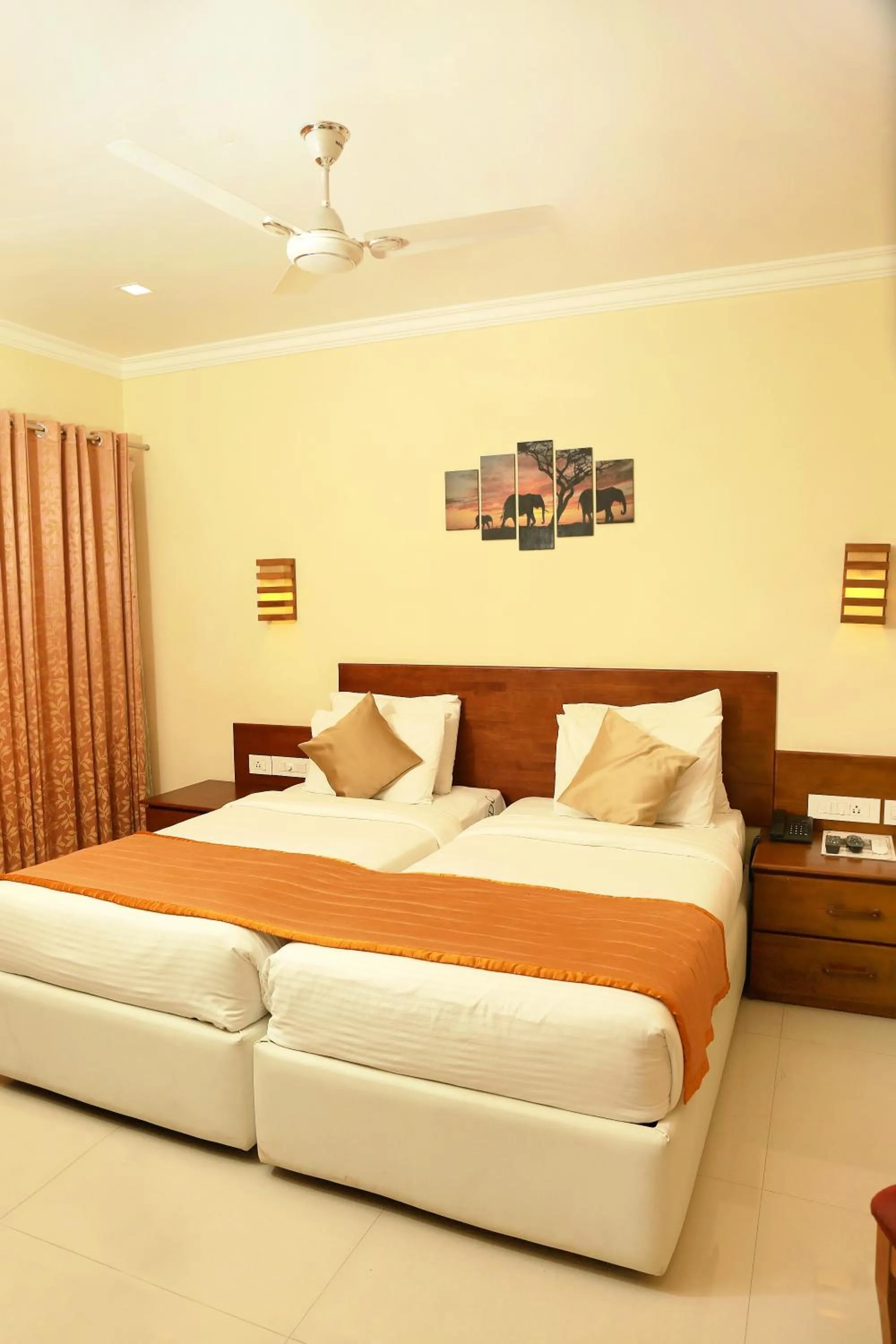 Bed in KTDC Grand Chaithram