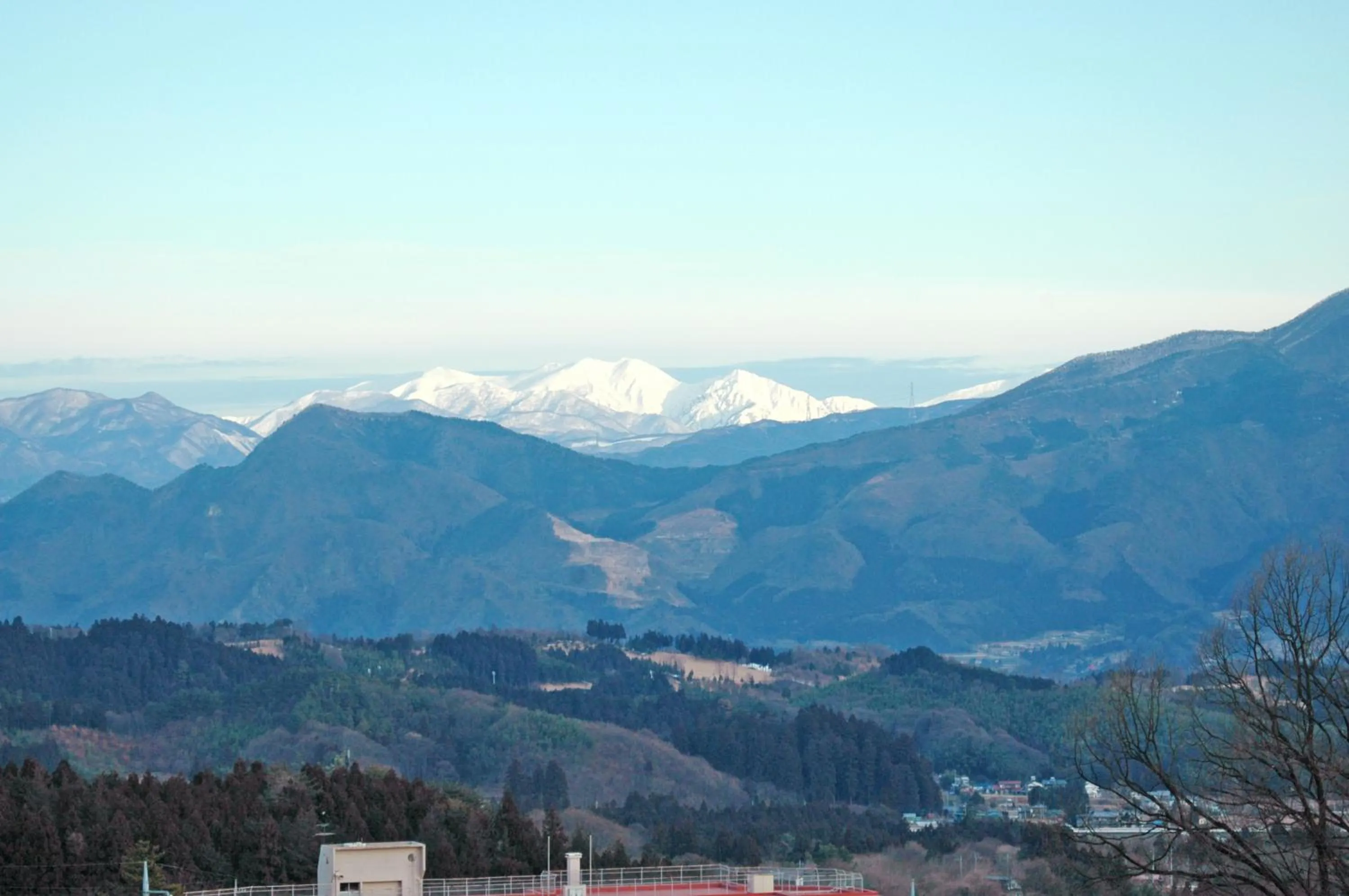 Mountain view in Ryokan Fukuzen
