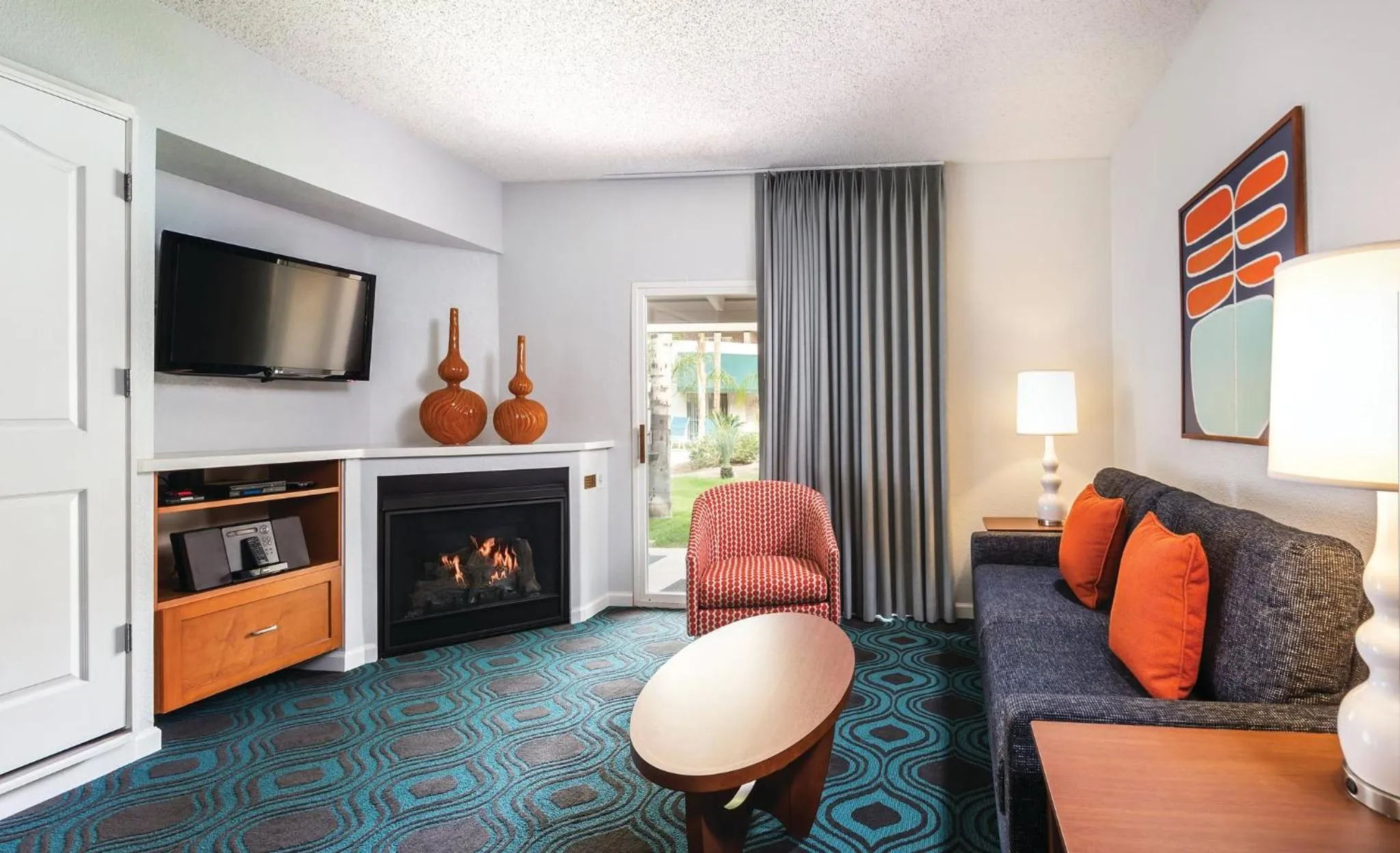 Living room in WorldMark Palm Springs