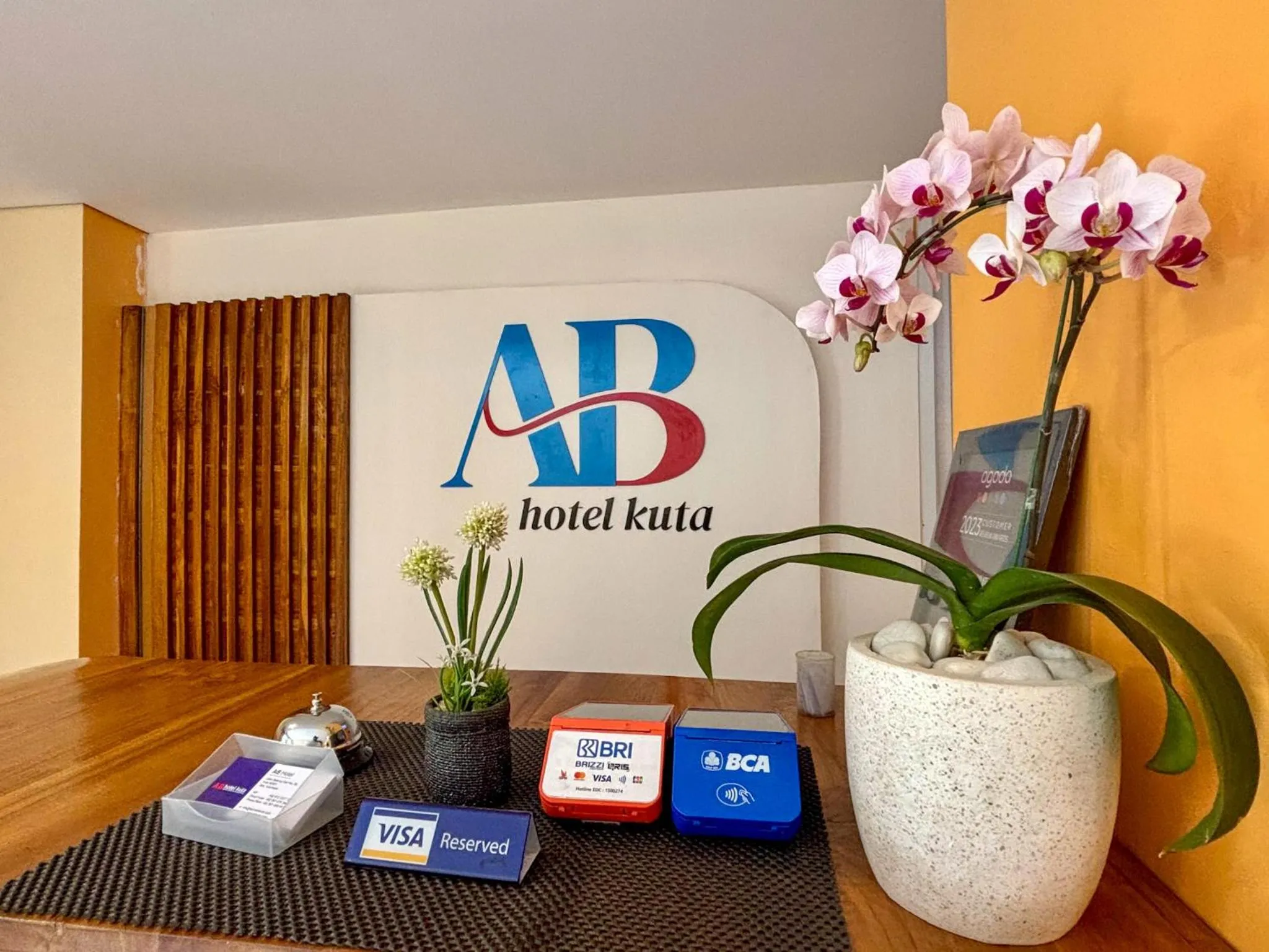 Property logo or sign in AB Hotel Kuta