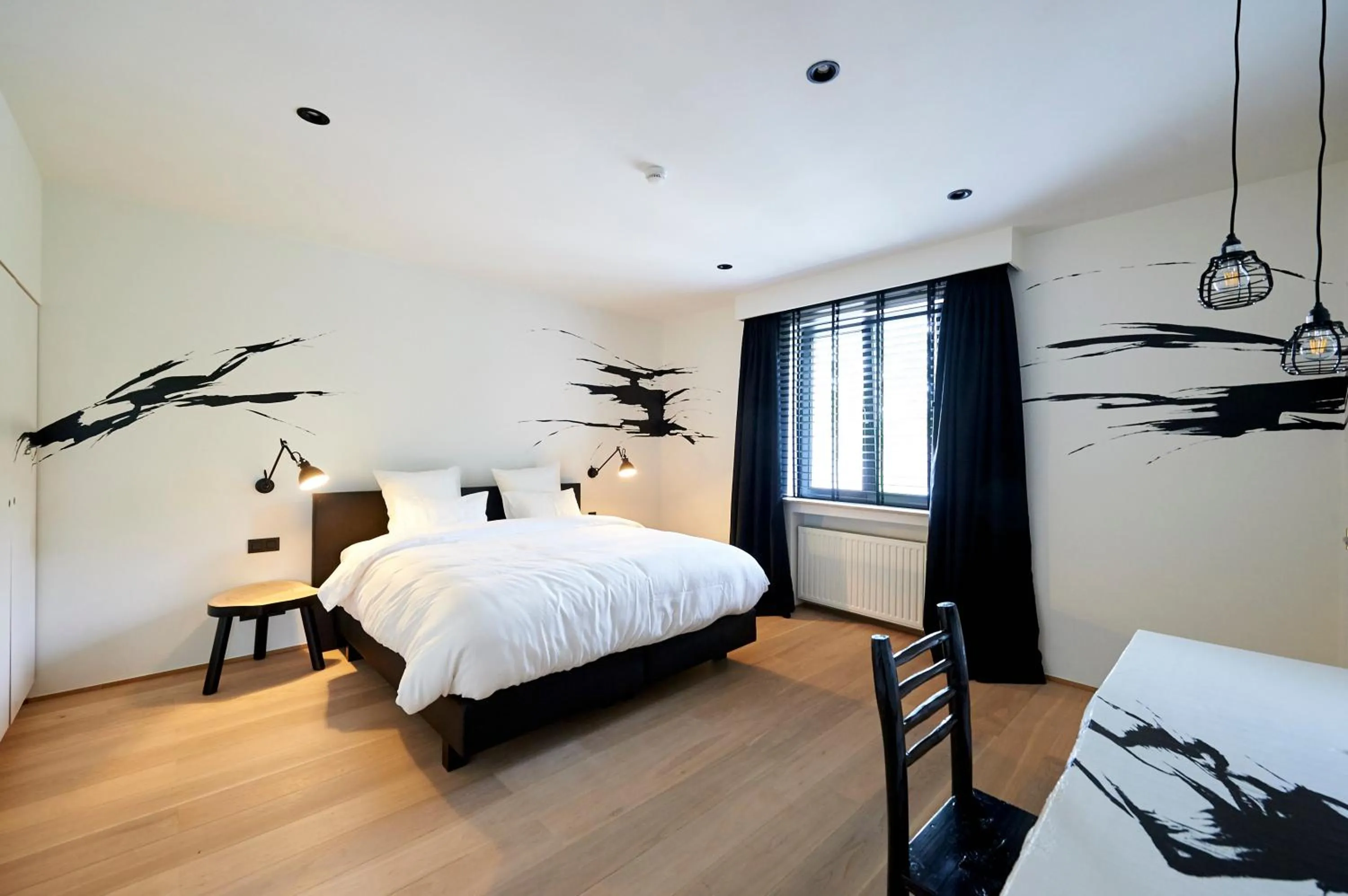 Bedroom, Bed in Hotel Groenendaal