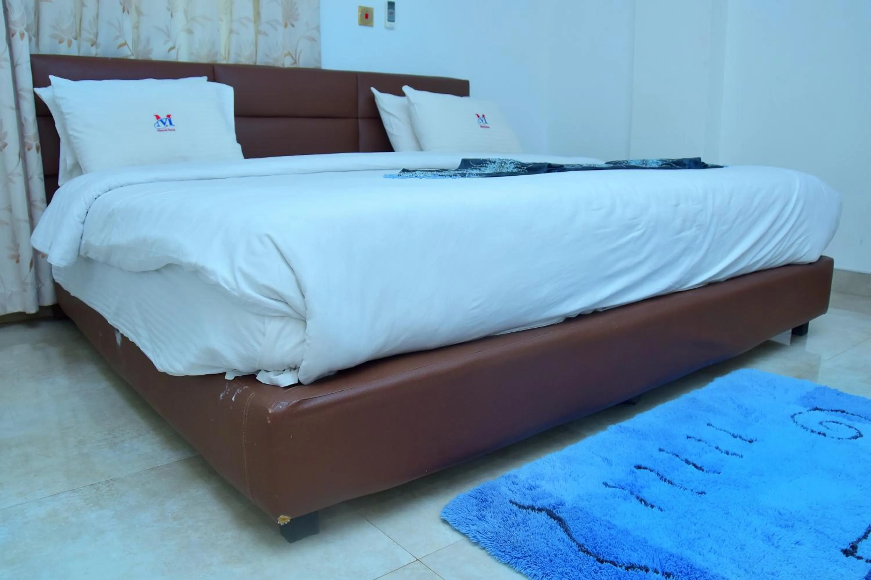 Bed in Mawuli Hotel