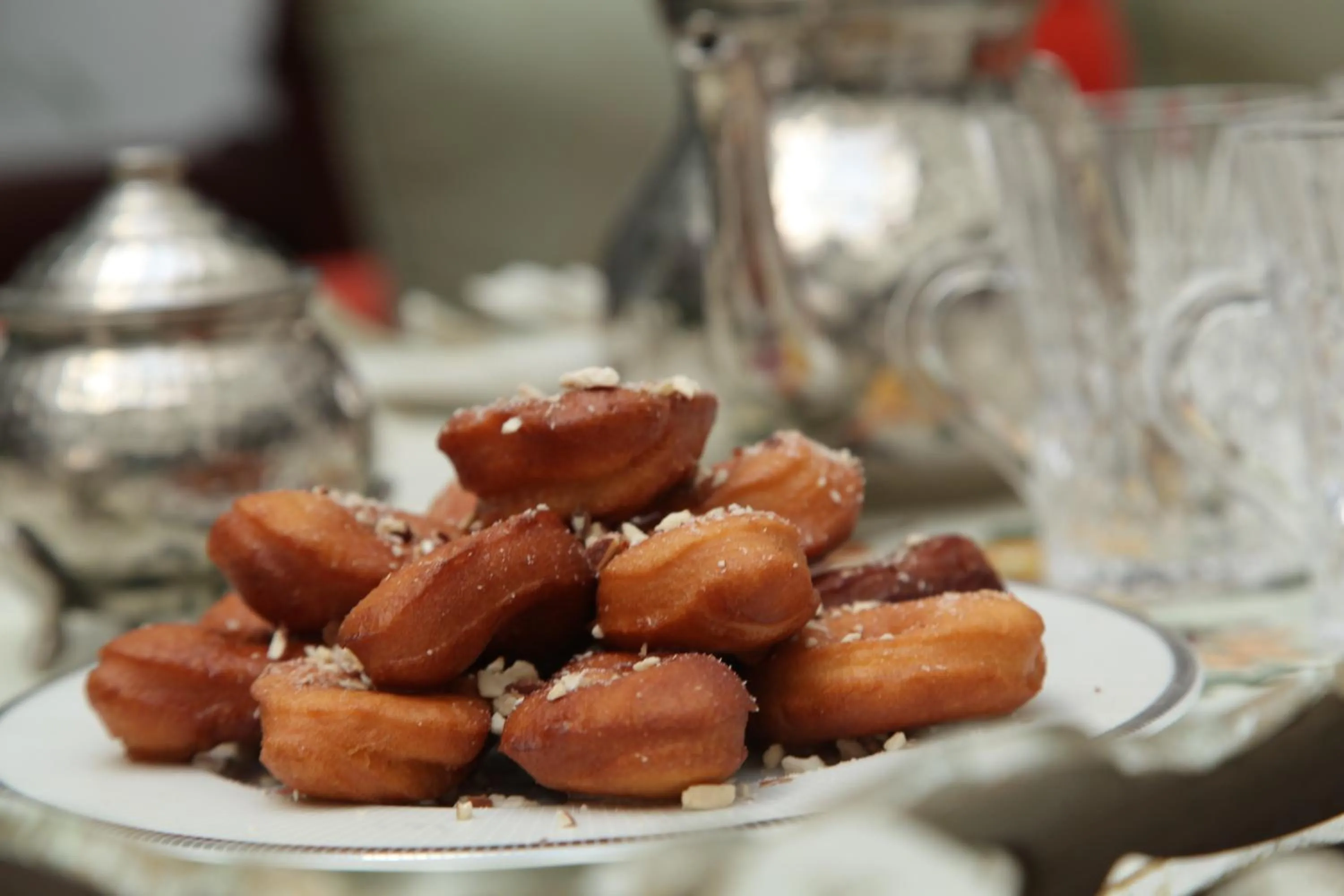 Food in El Patio Courtyard House