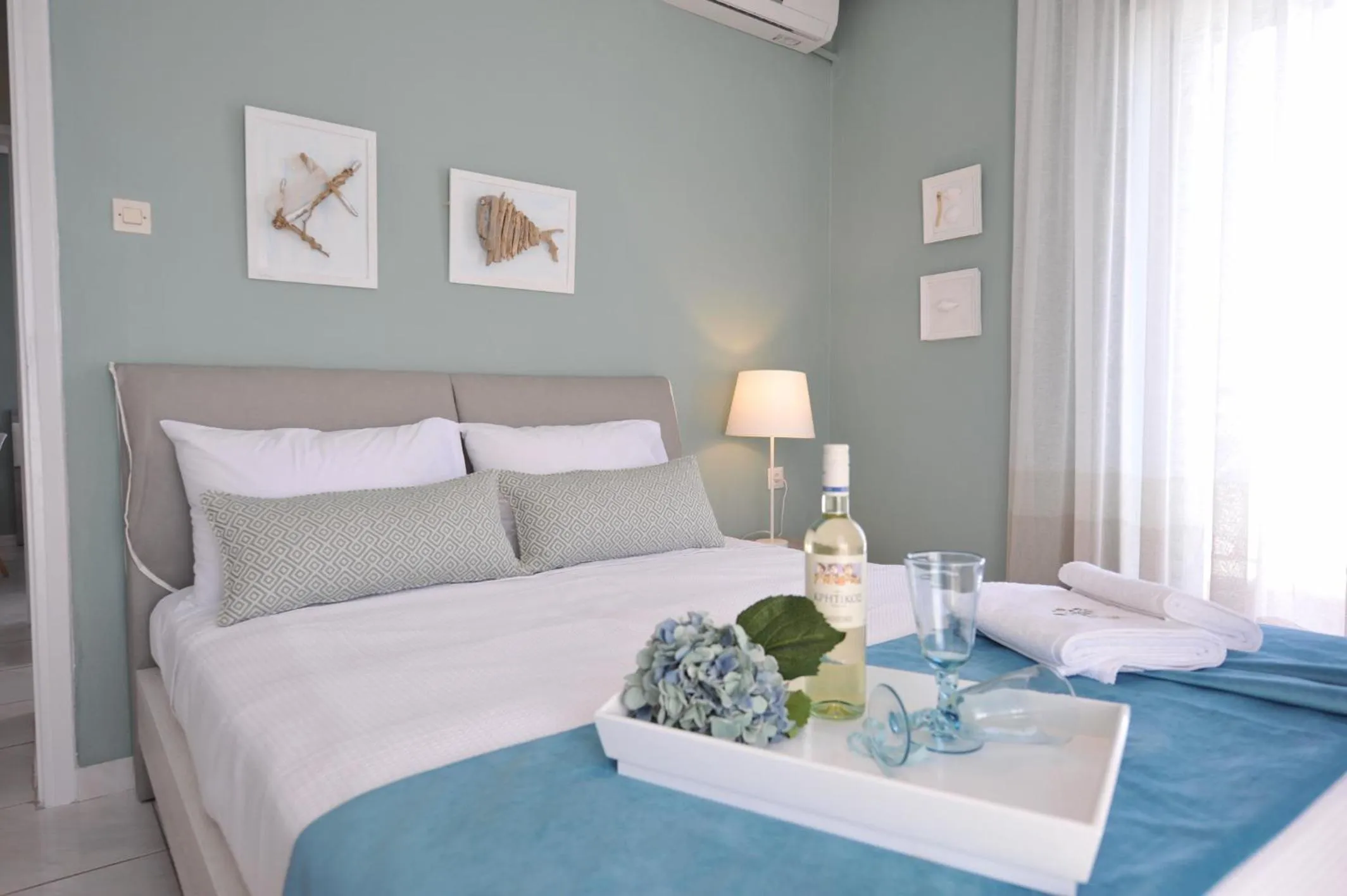 Photo of the whole room, Bed in Dionisos Elia