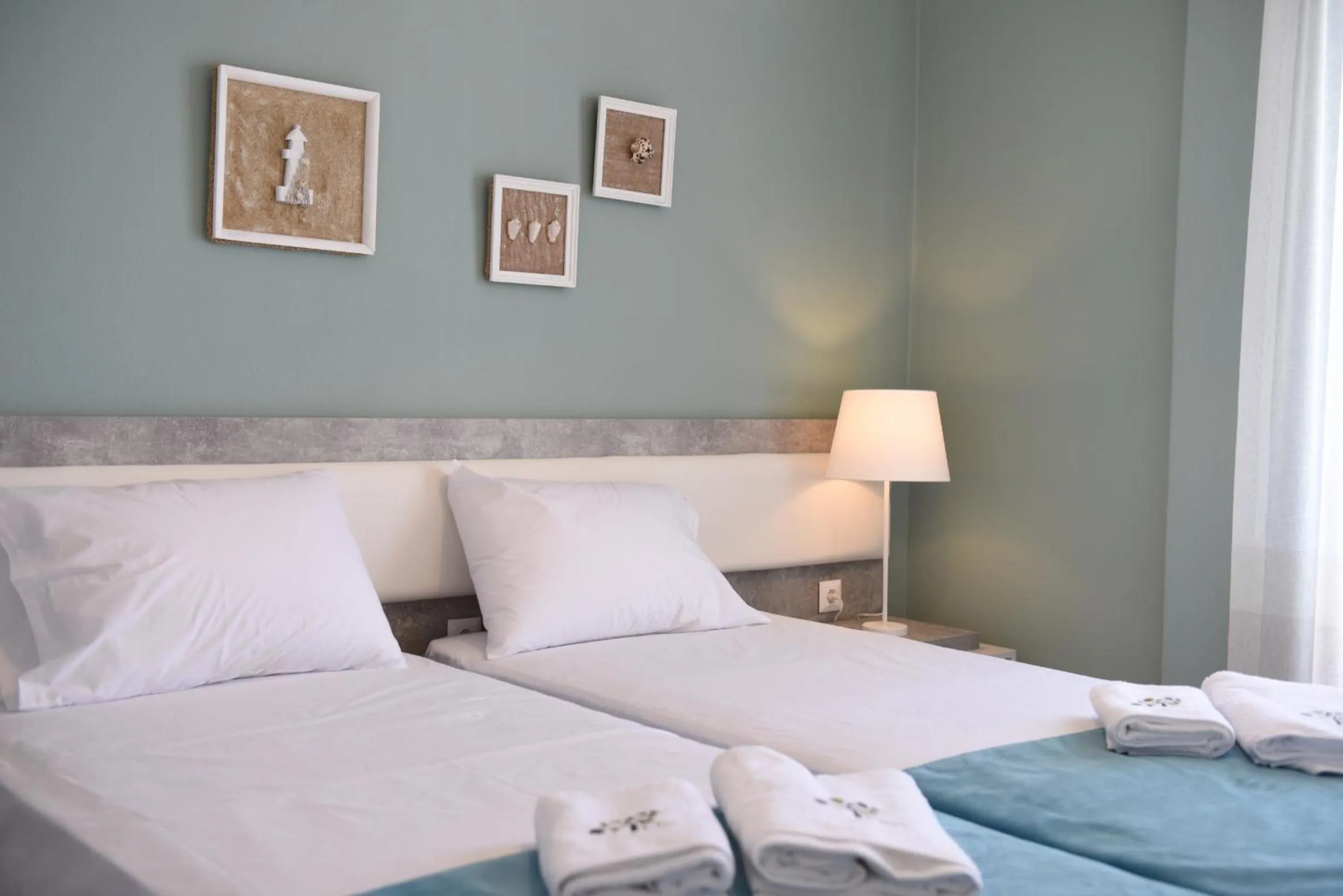 Photo of the whole room, Bed in Dionisos Elia