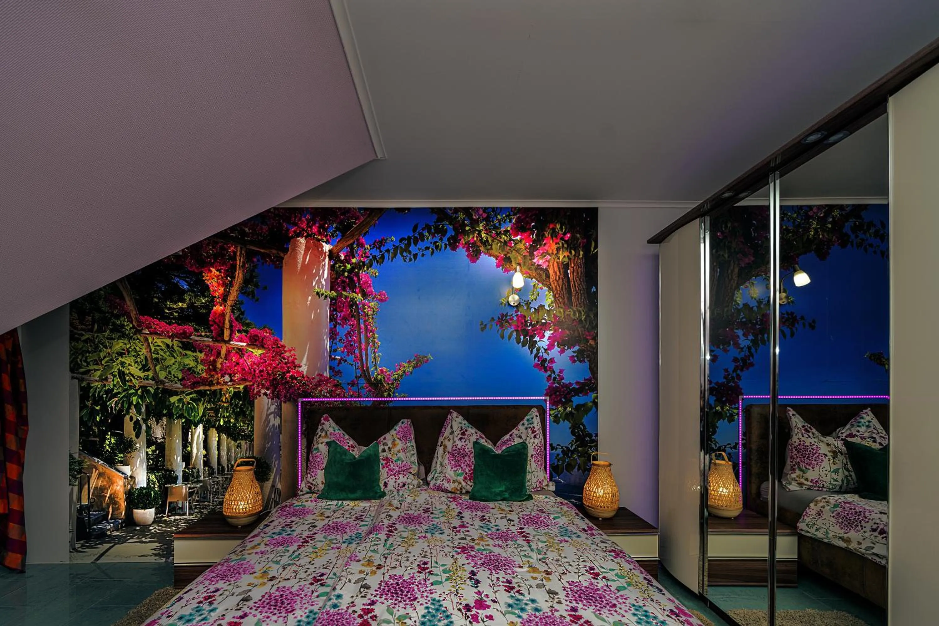 Bed in Vintiamo Apartmanok