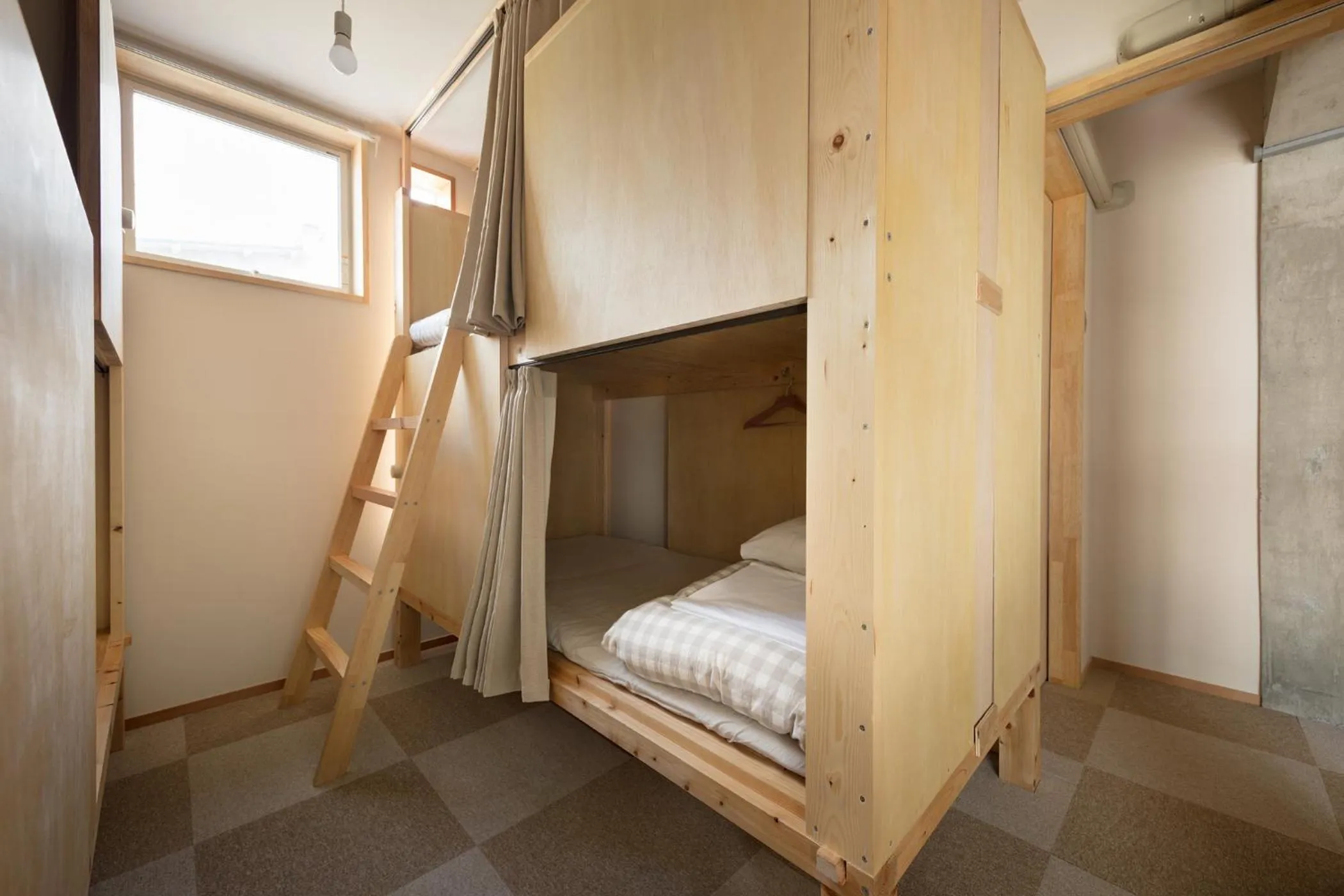 bunk bed, Bed in Sai no Tsuno Guest House