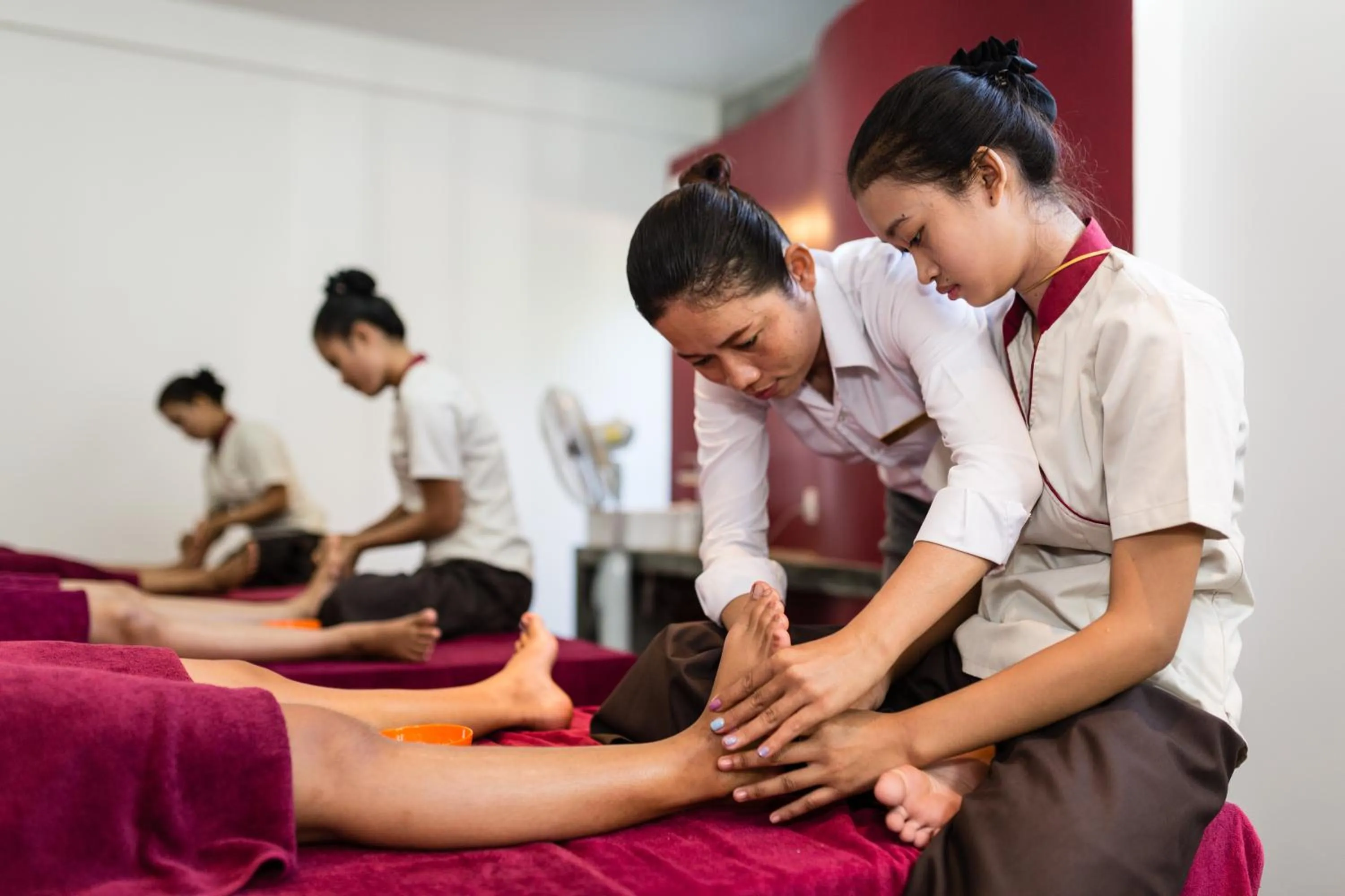 Staff in Sala Baï Hotel & Restaurant School