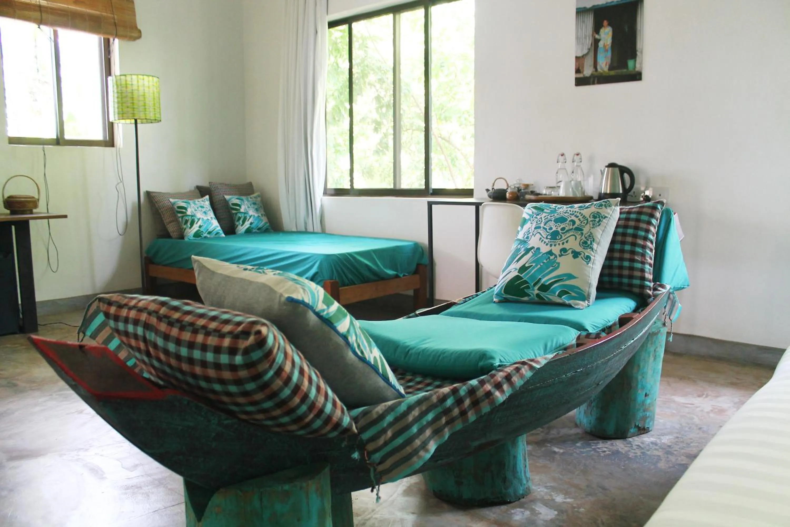 Bedroom in Sala Baï Hotel & Restaurant School