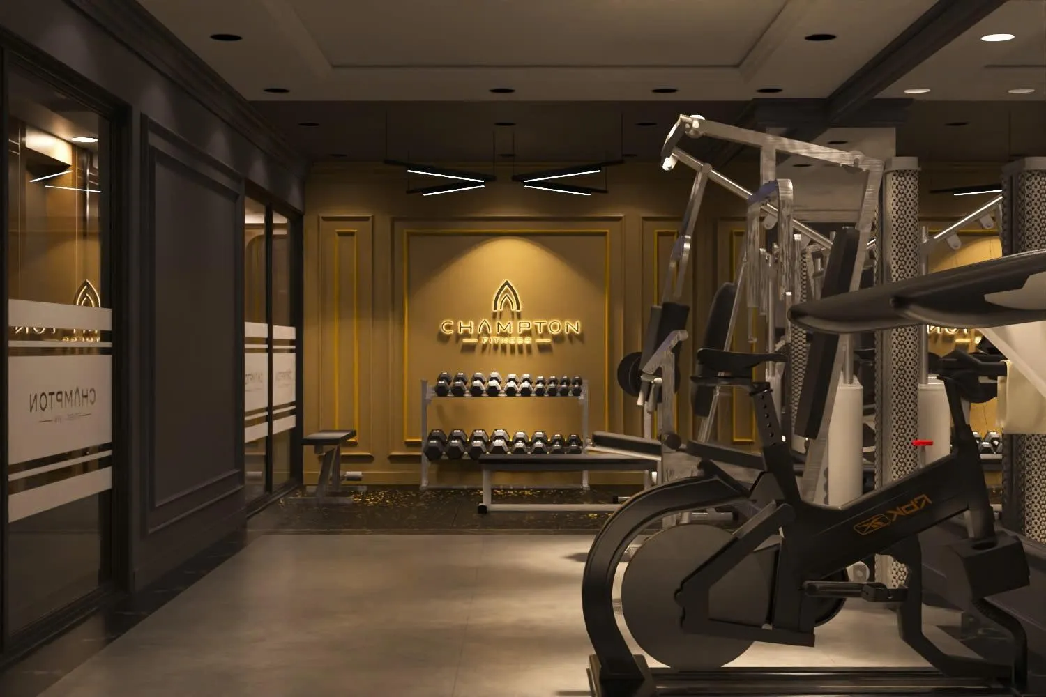 Fitness centre/facilities in The Light Hotel