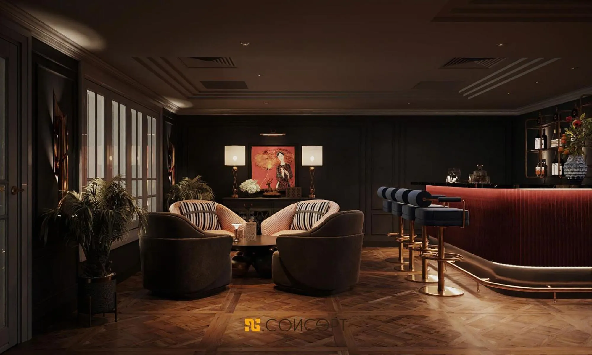 Lounge or bar in The Light Hotel