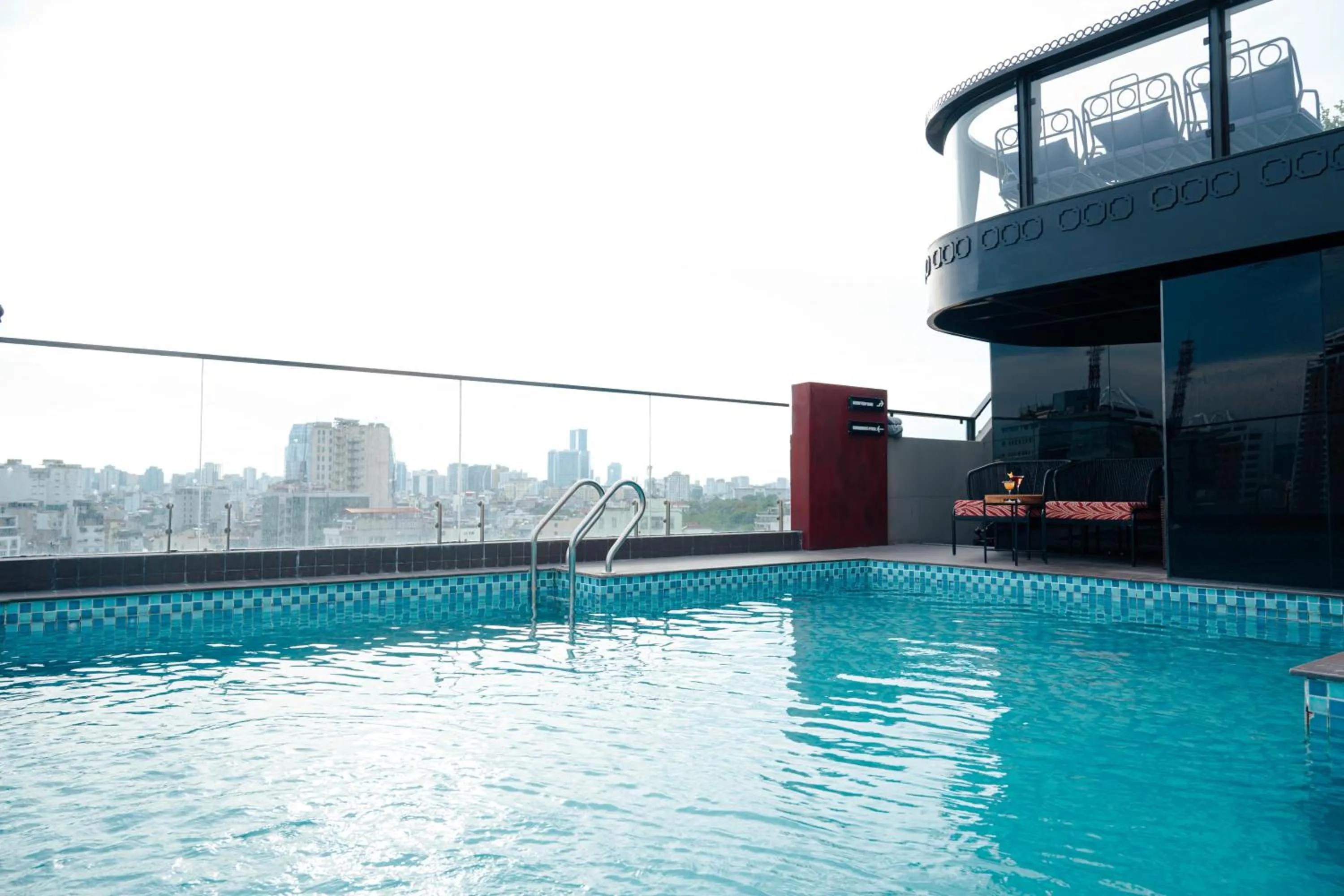 Swimming pool in Champton Hanoi Hotel