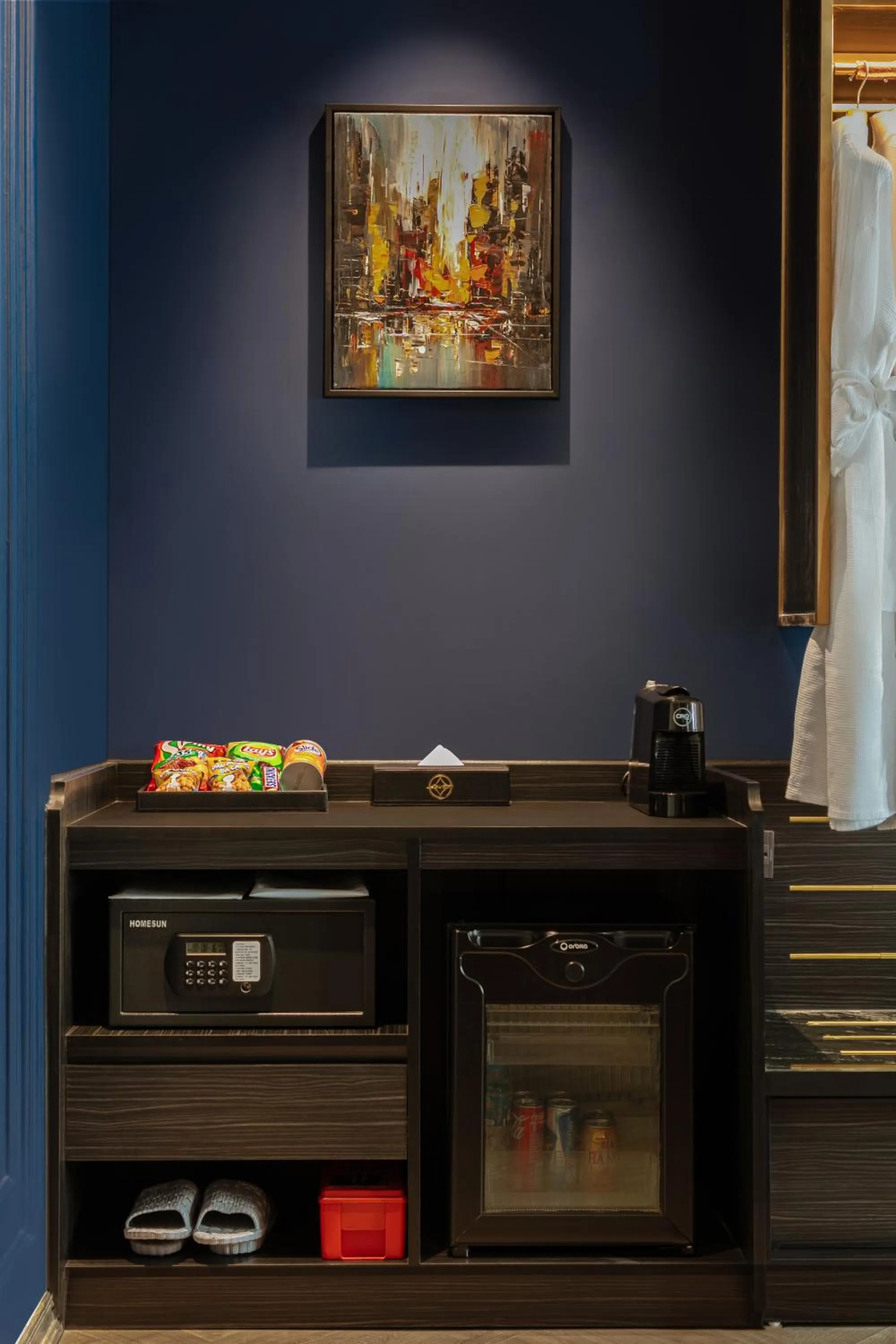 minibar in The Light Hotel