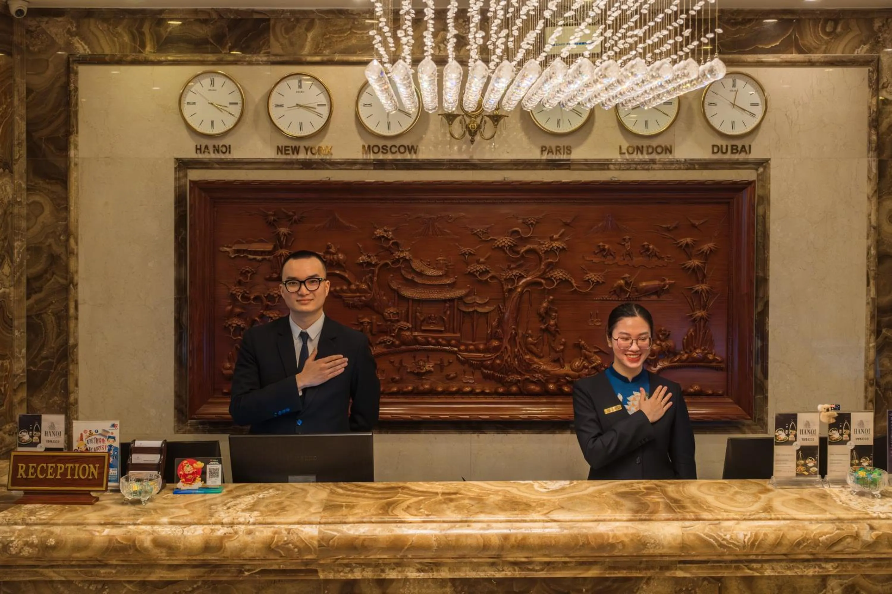 Staff in Champton Hanoi Hotel