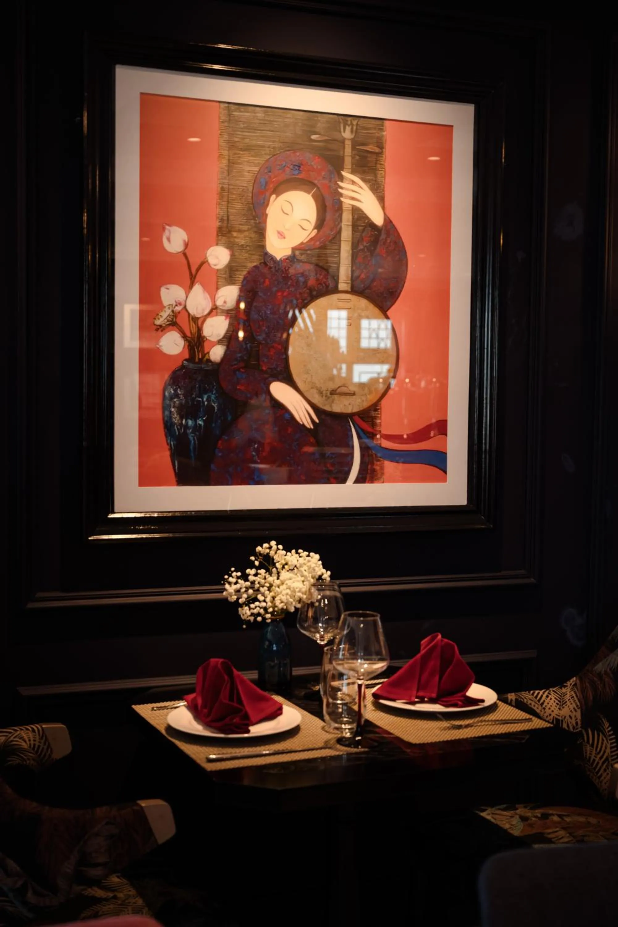 Decorative detail in Champton Hanoi Hotel