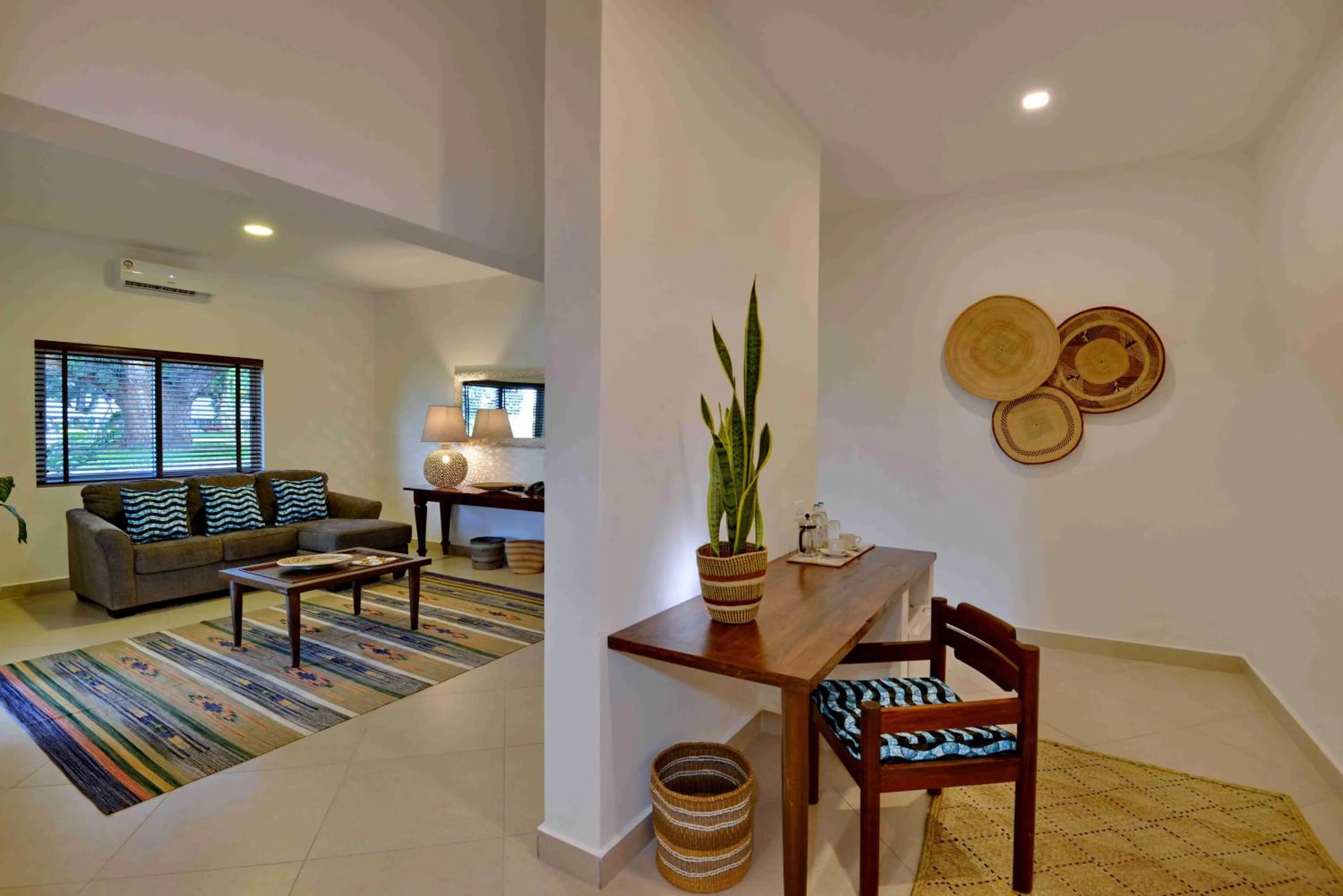 Seating area in Mnarani Beach Club