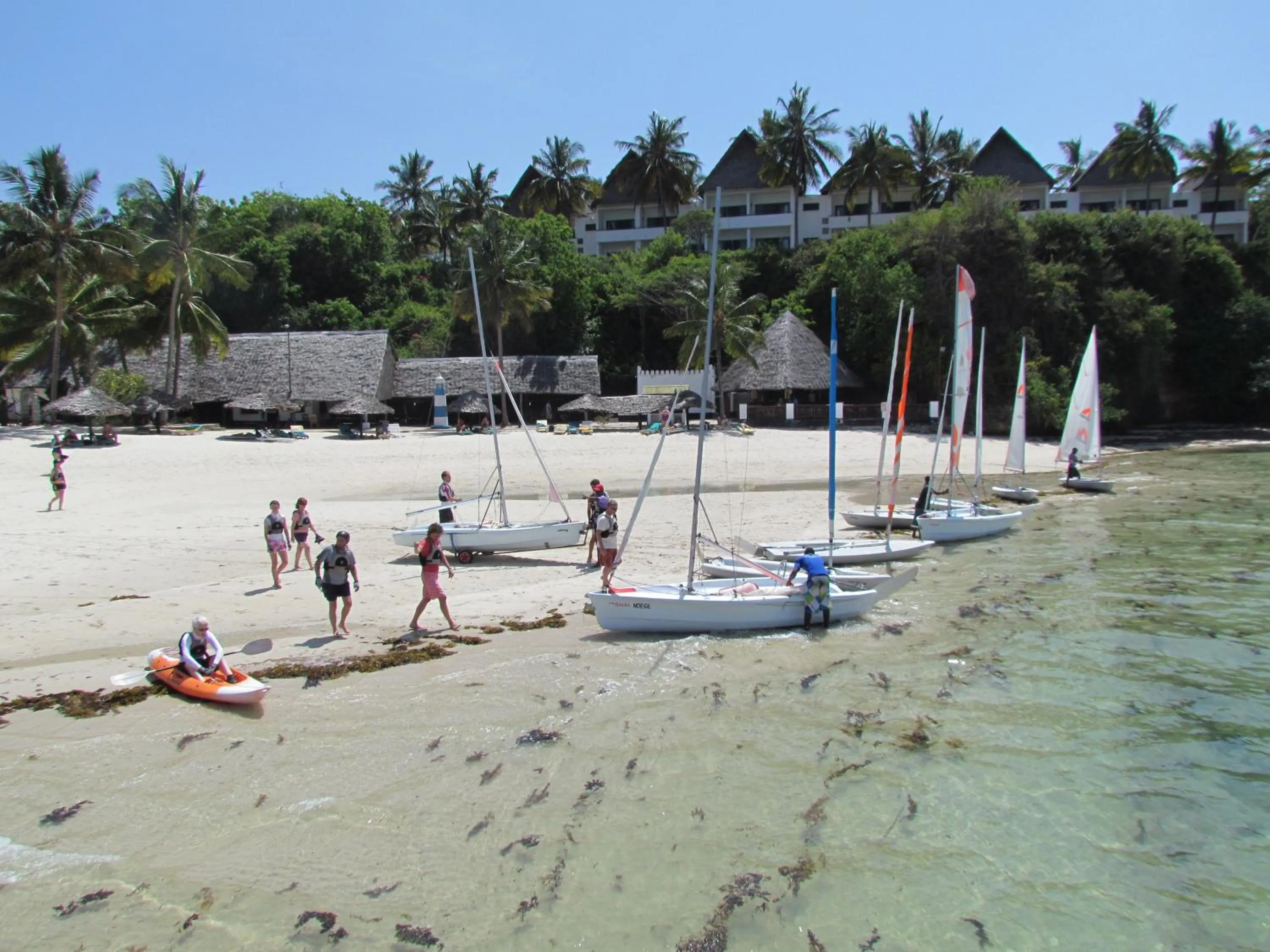 Skiing in Mnarani Beach Club