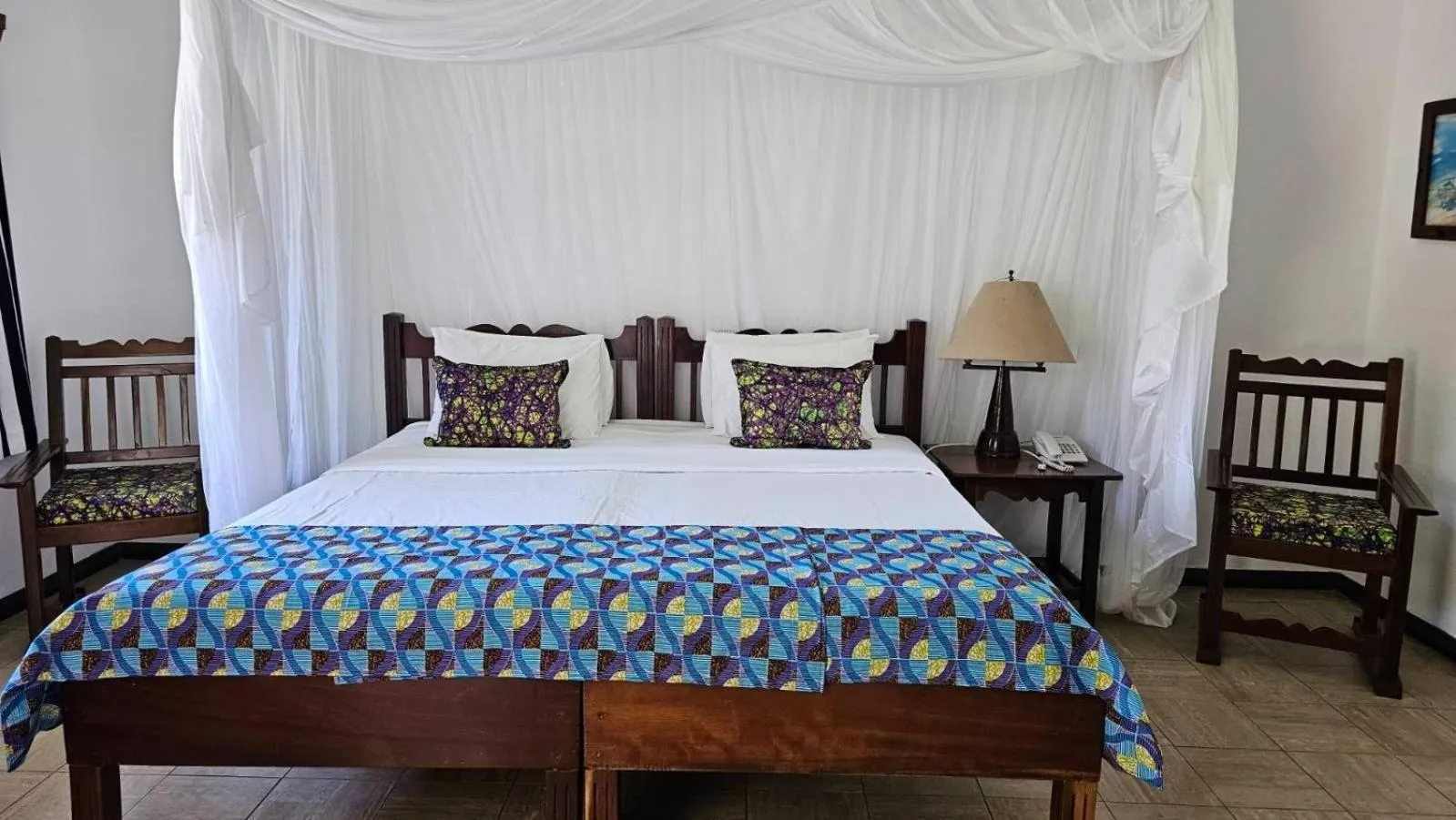 Bed in Mnarani Beach Club