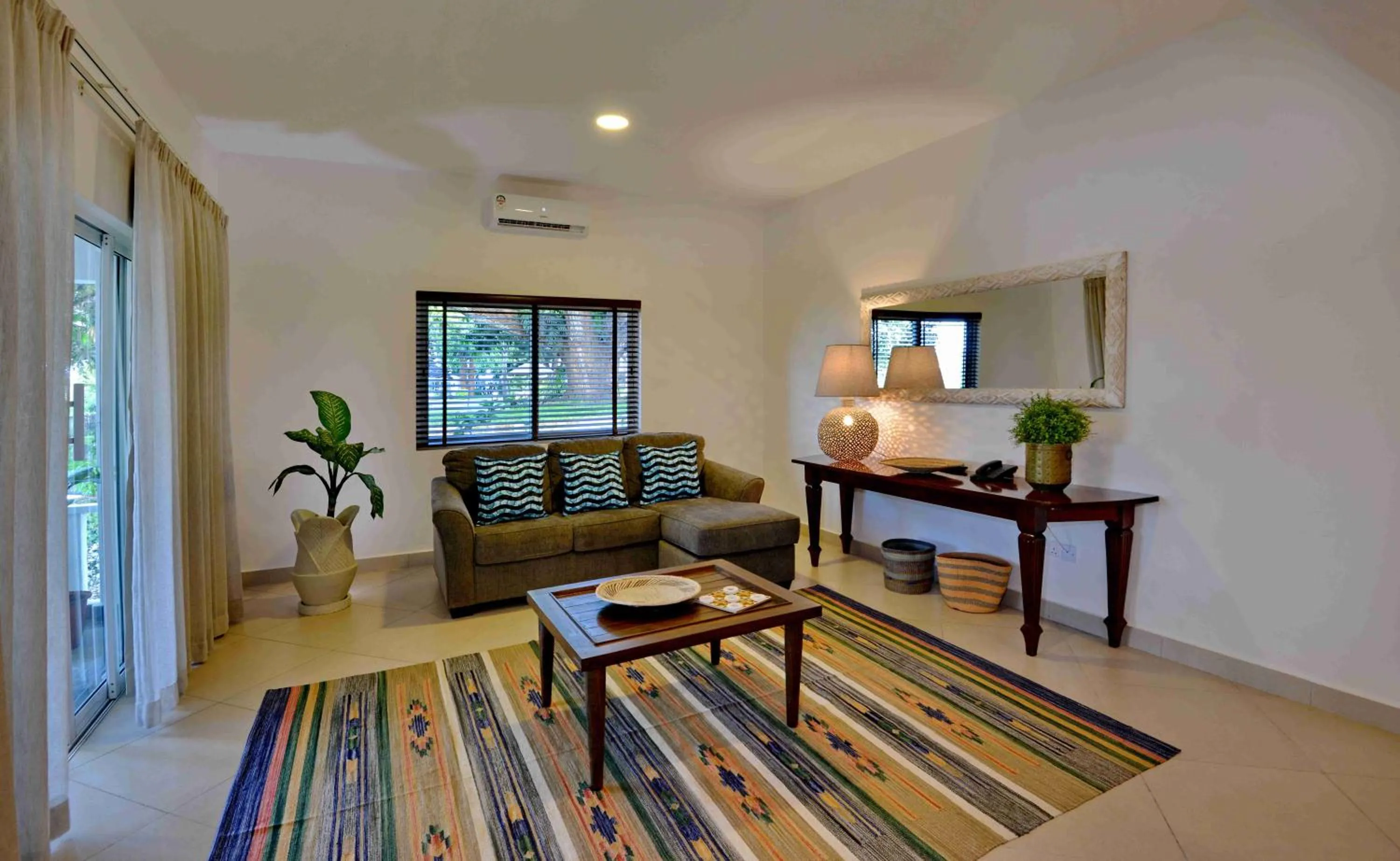 Seating area in Mnarani Beach Club