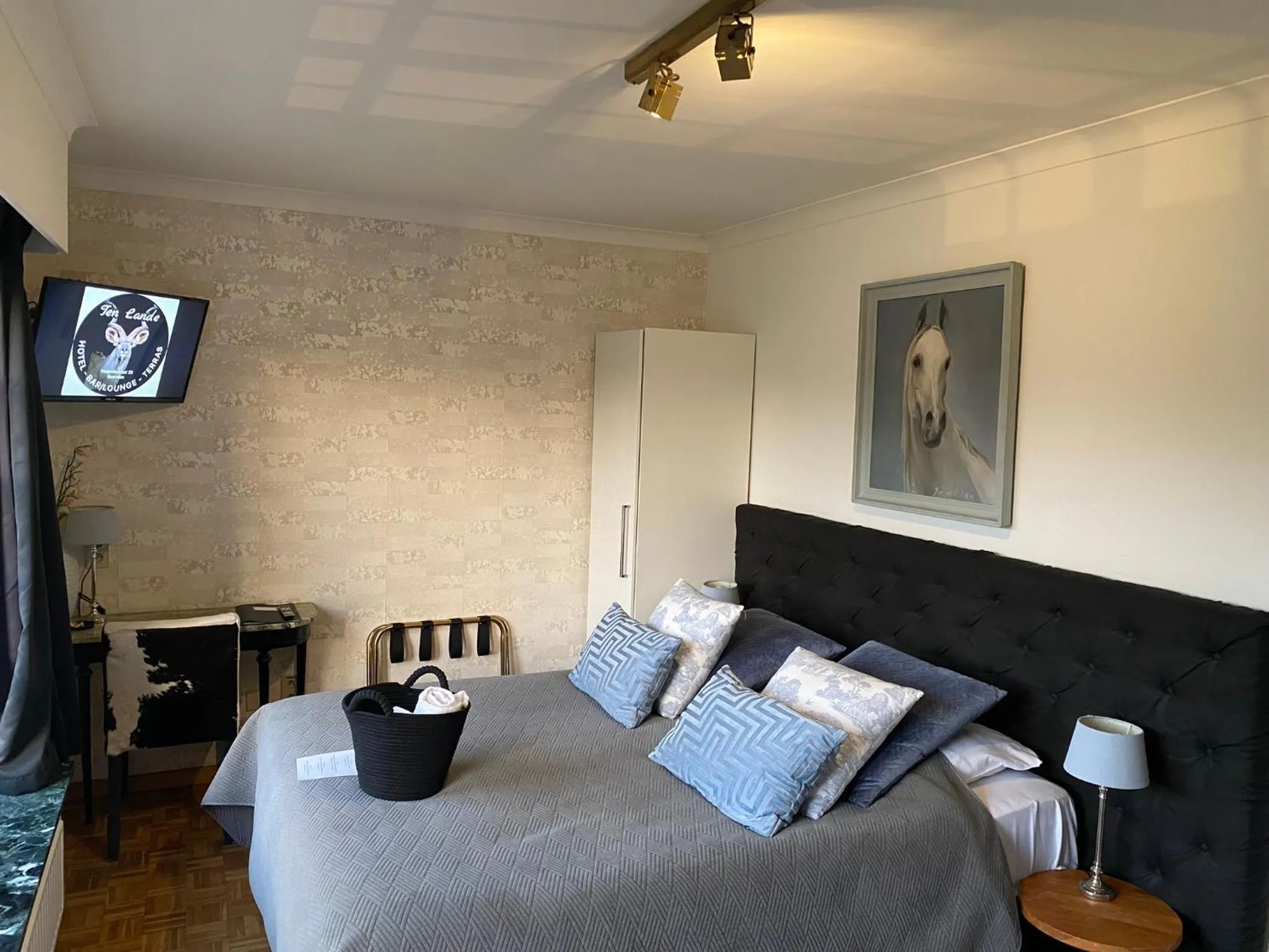 Bed in Hotel Ten Lande