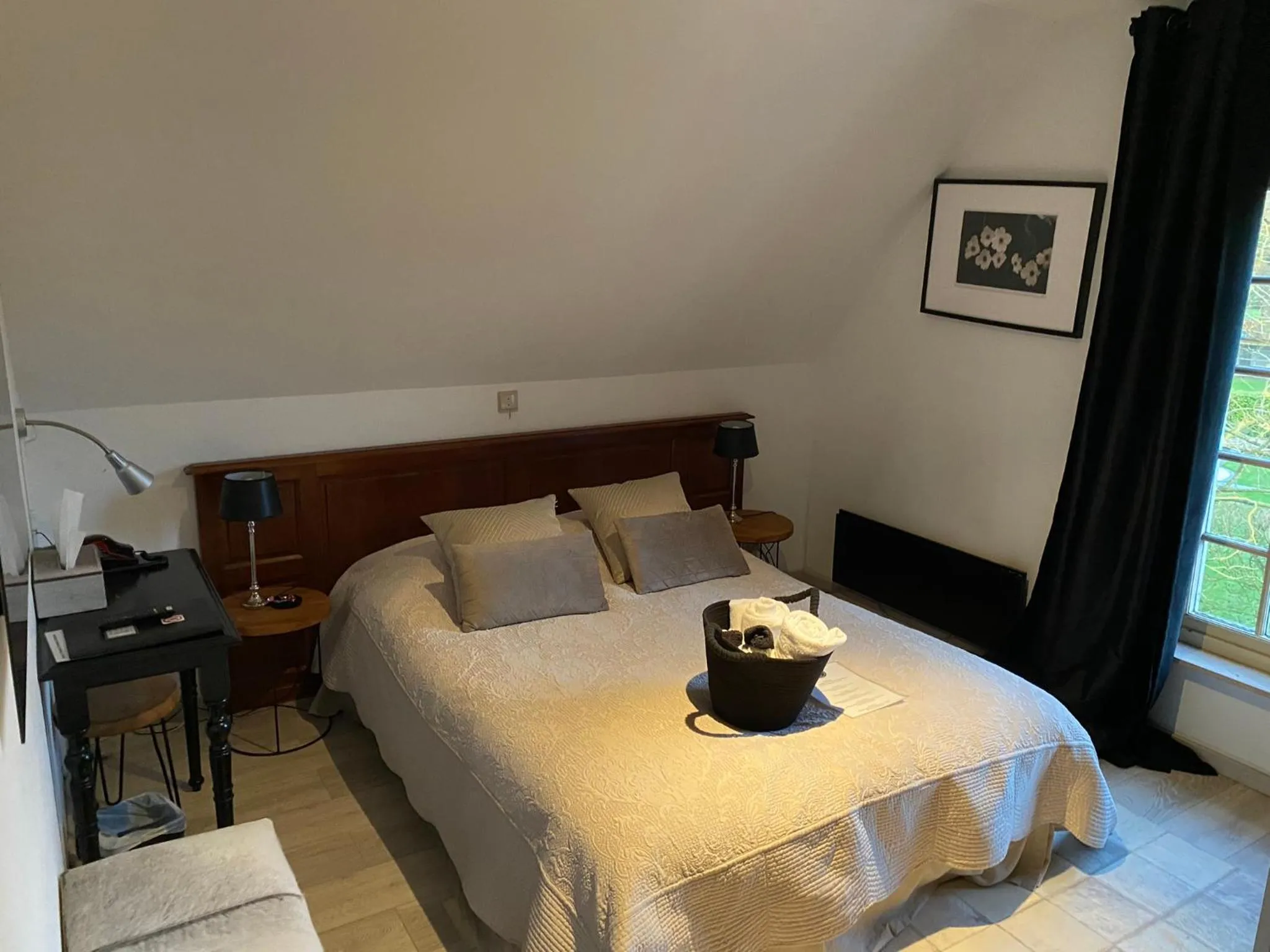 Bed in Hotel Ten Lande