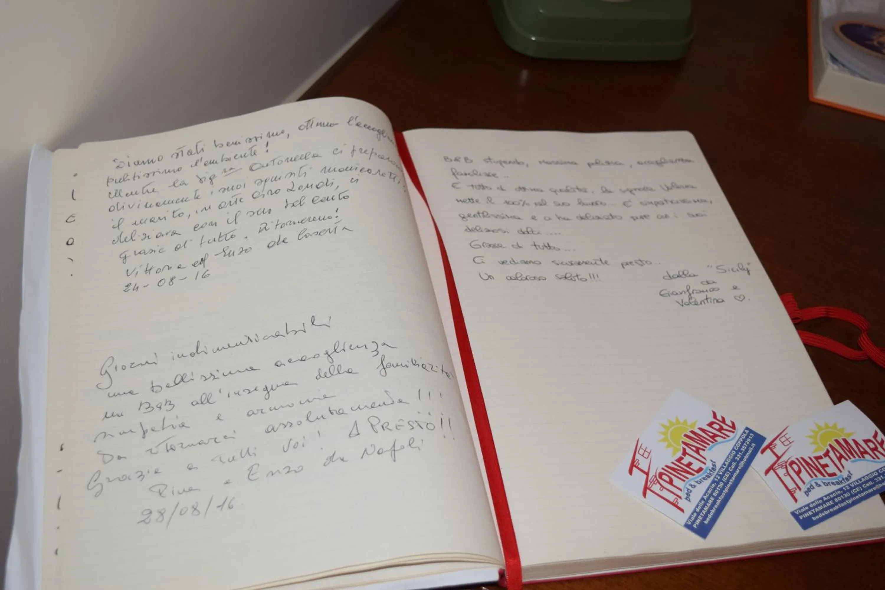 Decorative detail in Bed &Breakfast Pinetamare