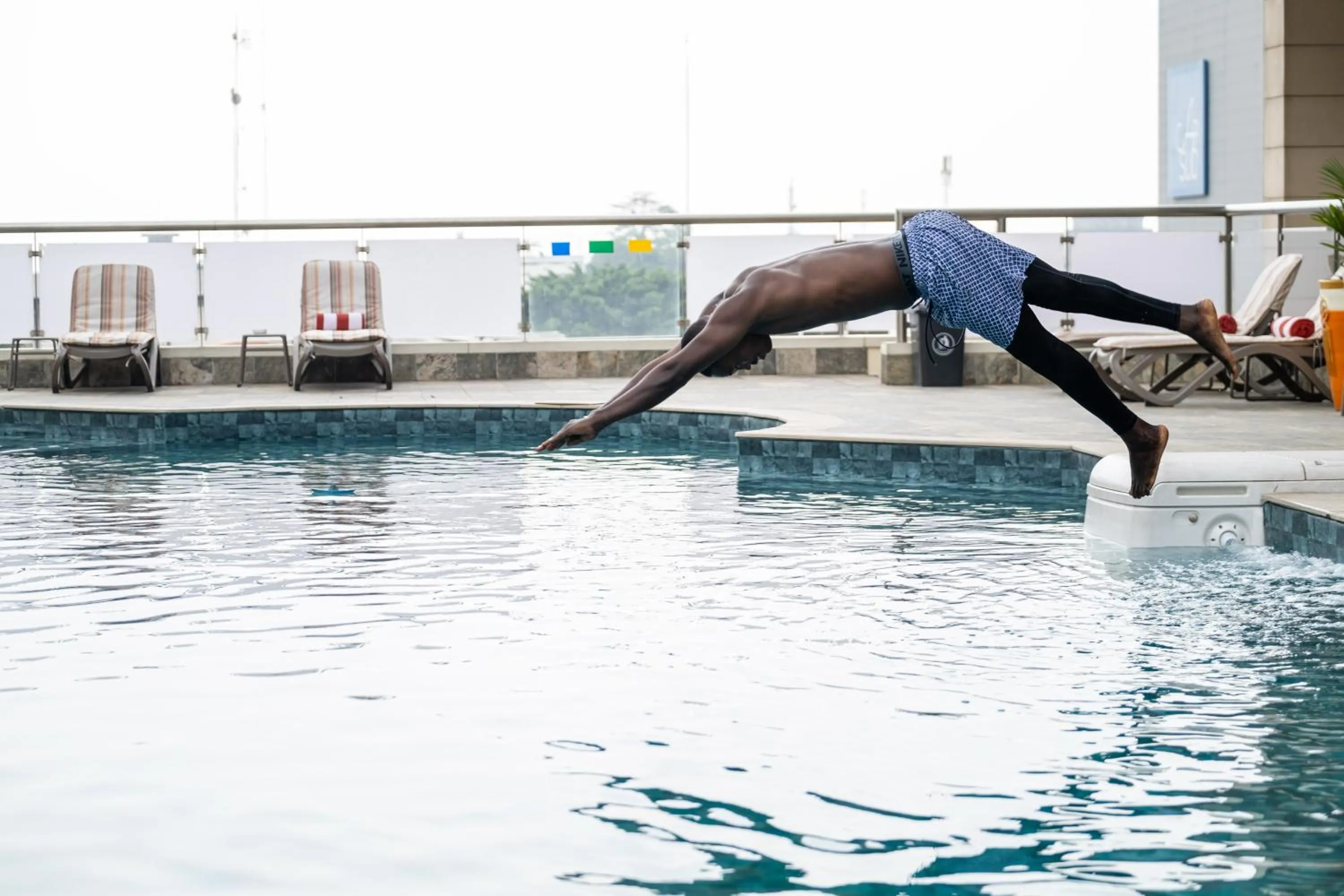 Swimming pool in Azalaï Hôtel Abidjan