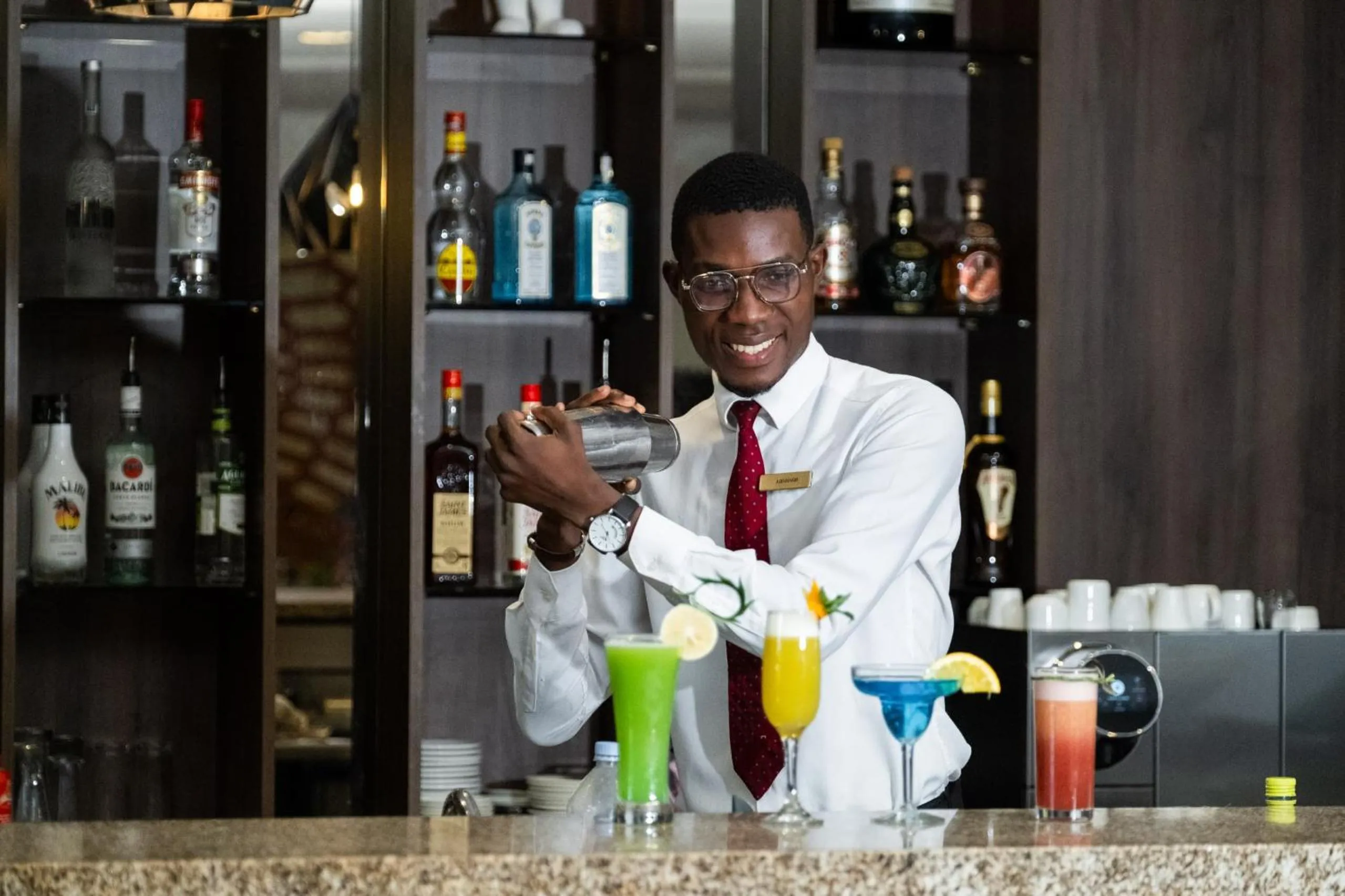 Lounge or bar in Azalaï Hôtel Abidjan