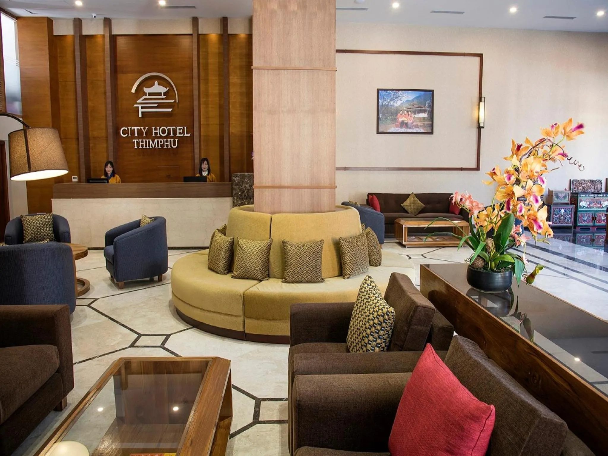 Lobby or reception in CityHotel, Thimphu