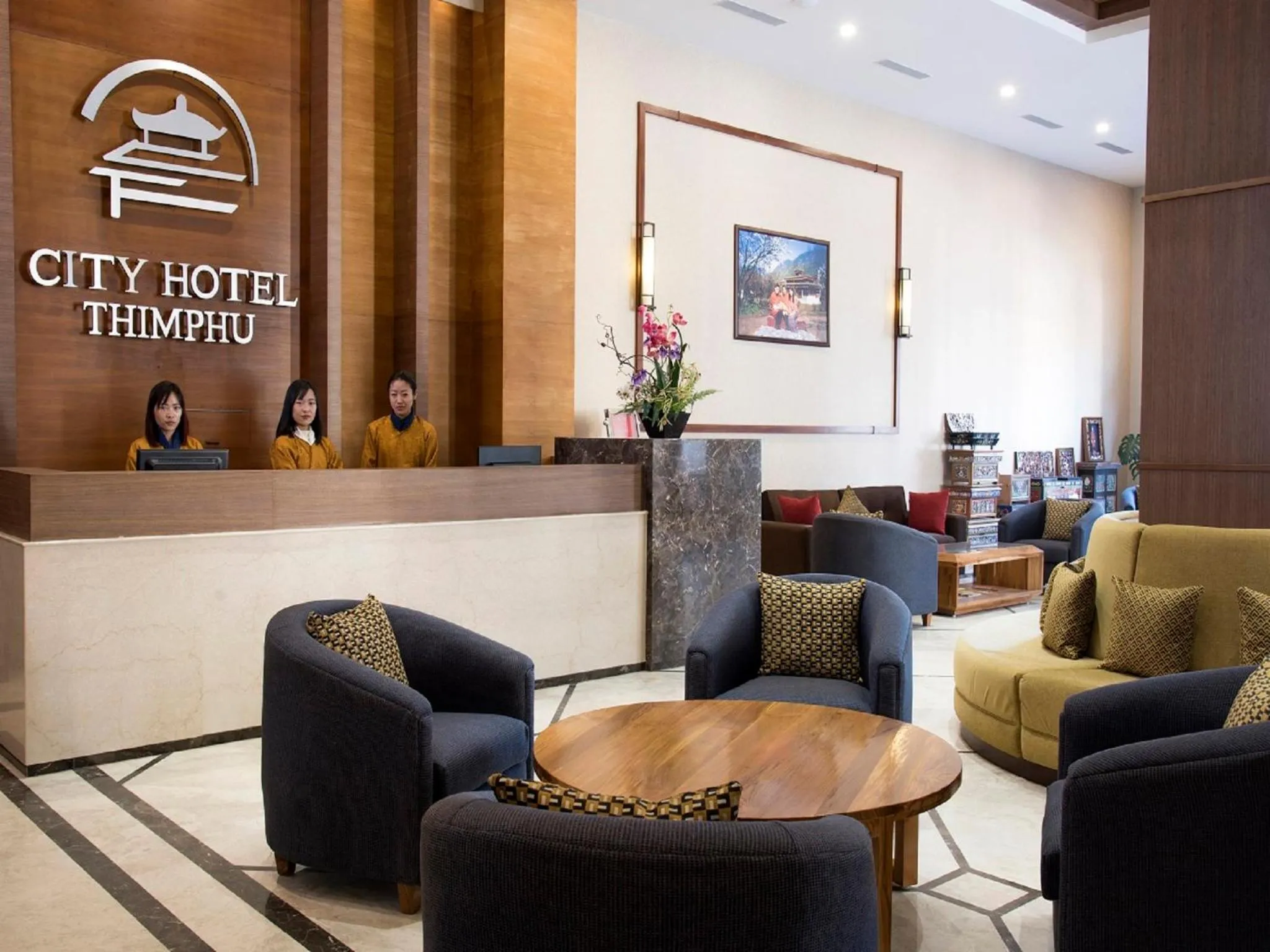 Lobby or reception in CityHotel, Thimphu
