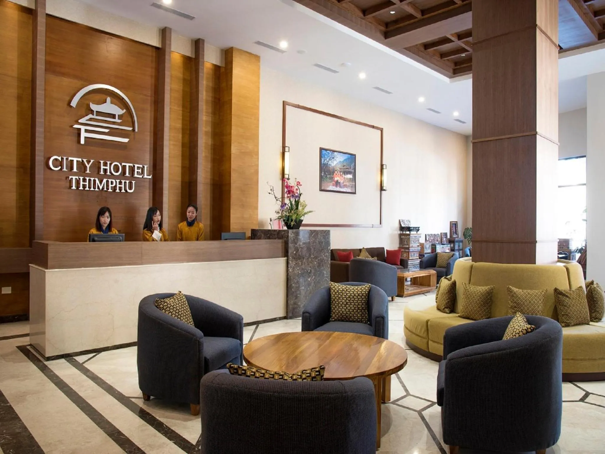 Lobby or reception in CityHotel, Thimphu