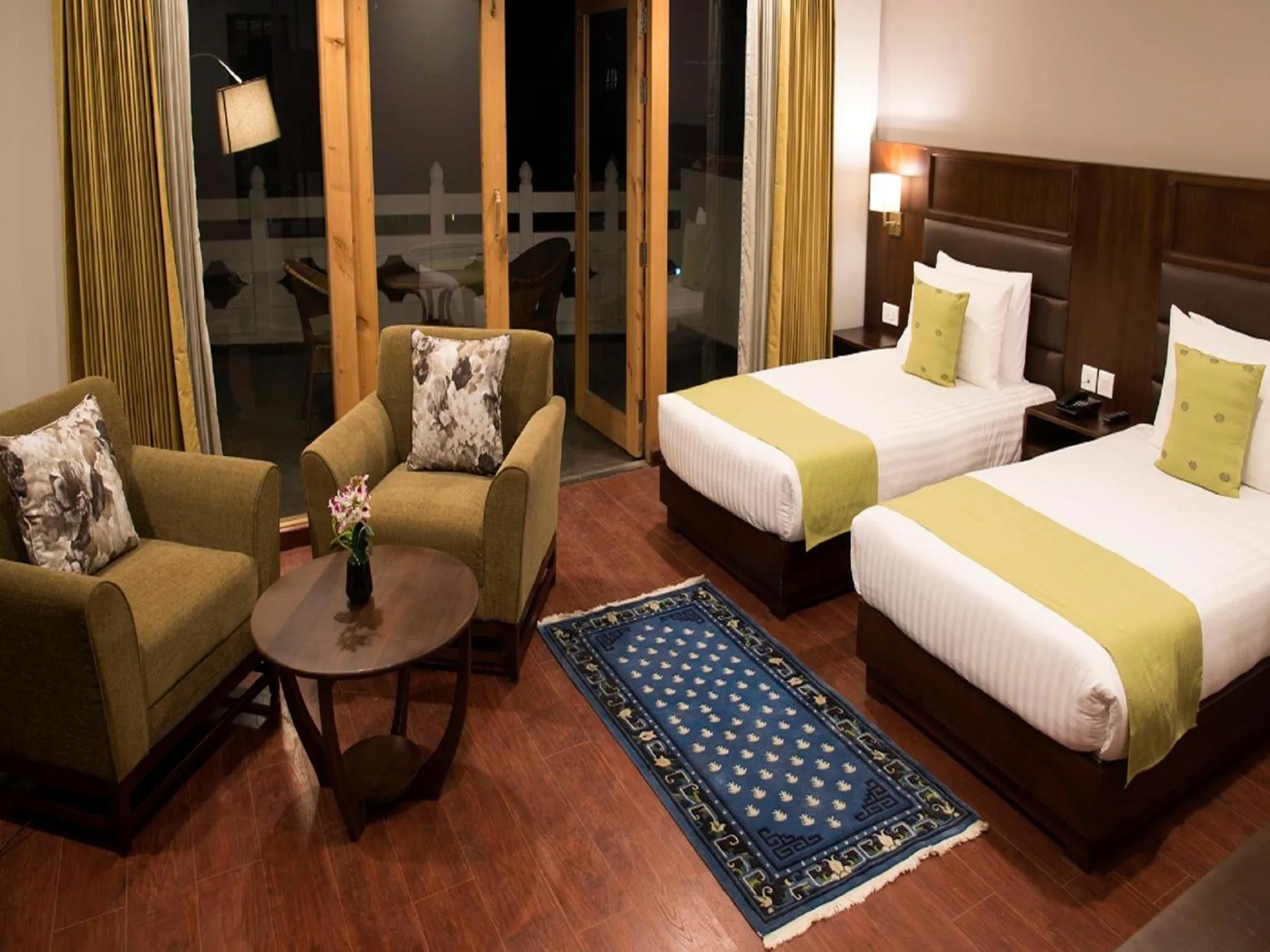 Bed in CityHotel, Thimphu