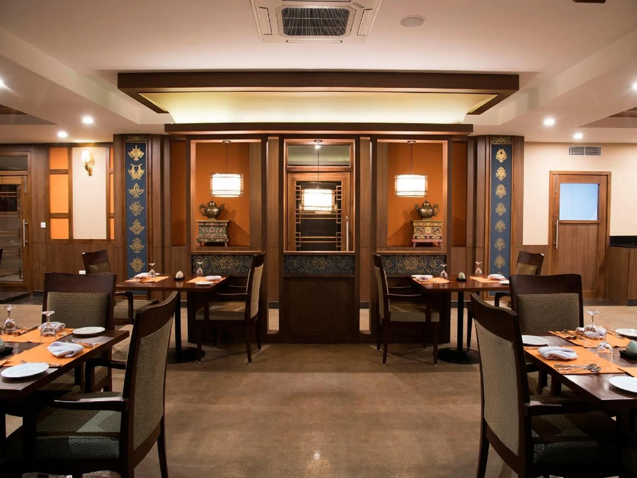 Dining area in CityHotel, Thimphu