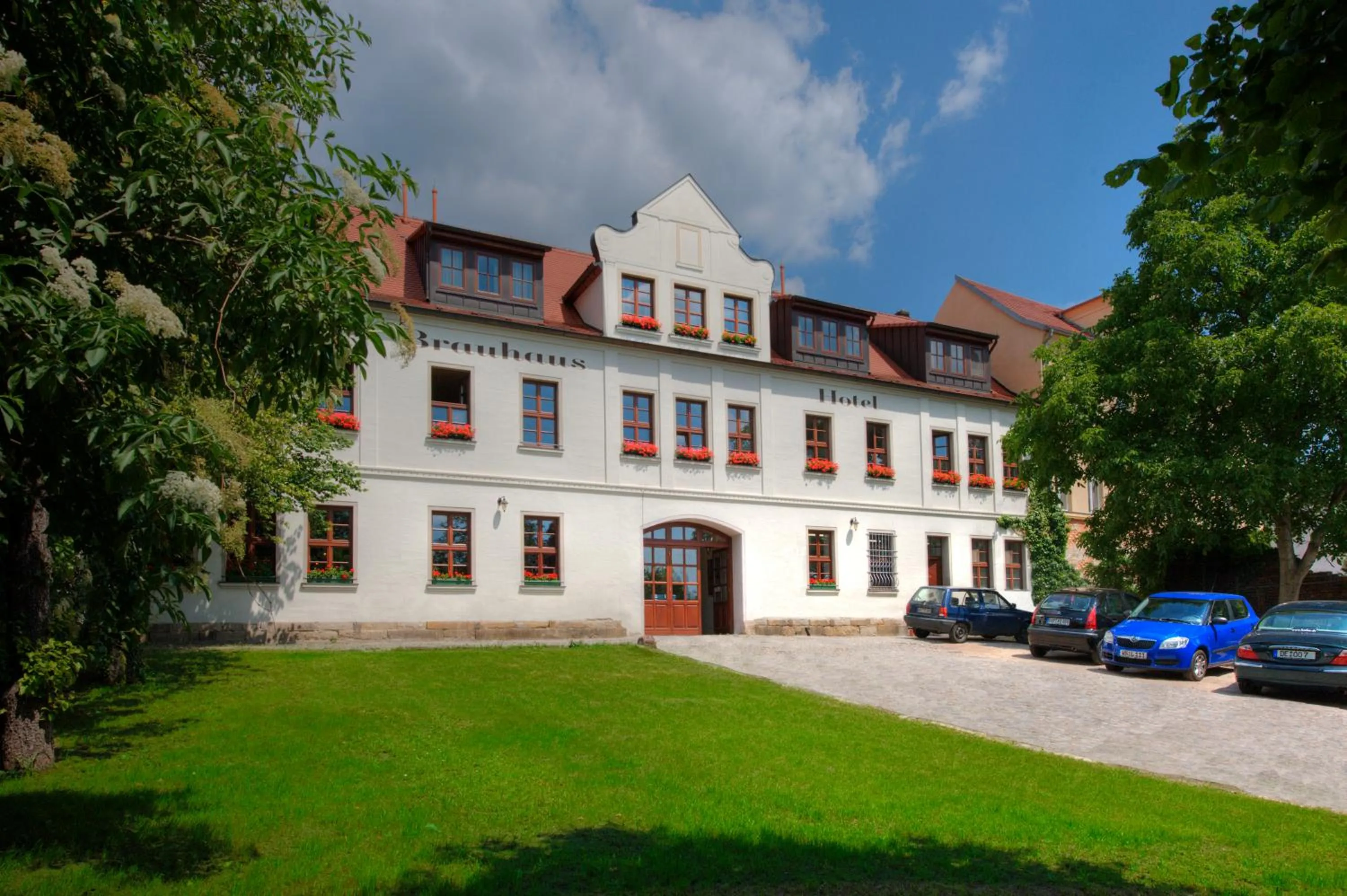 Property building in Hotel Brauhaus Wittenberg