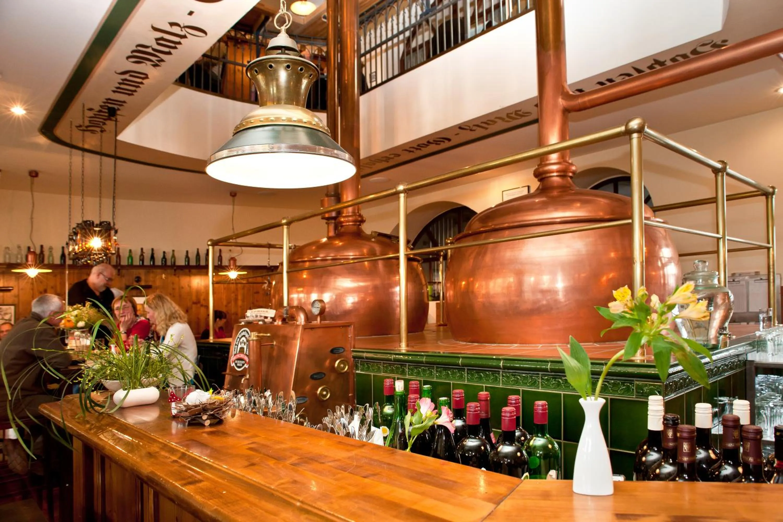 Lounge or bar in Hotel Brauhaus Wittenberg