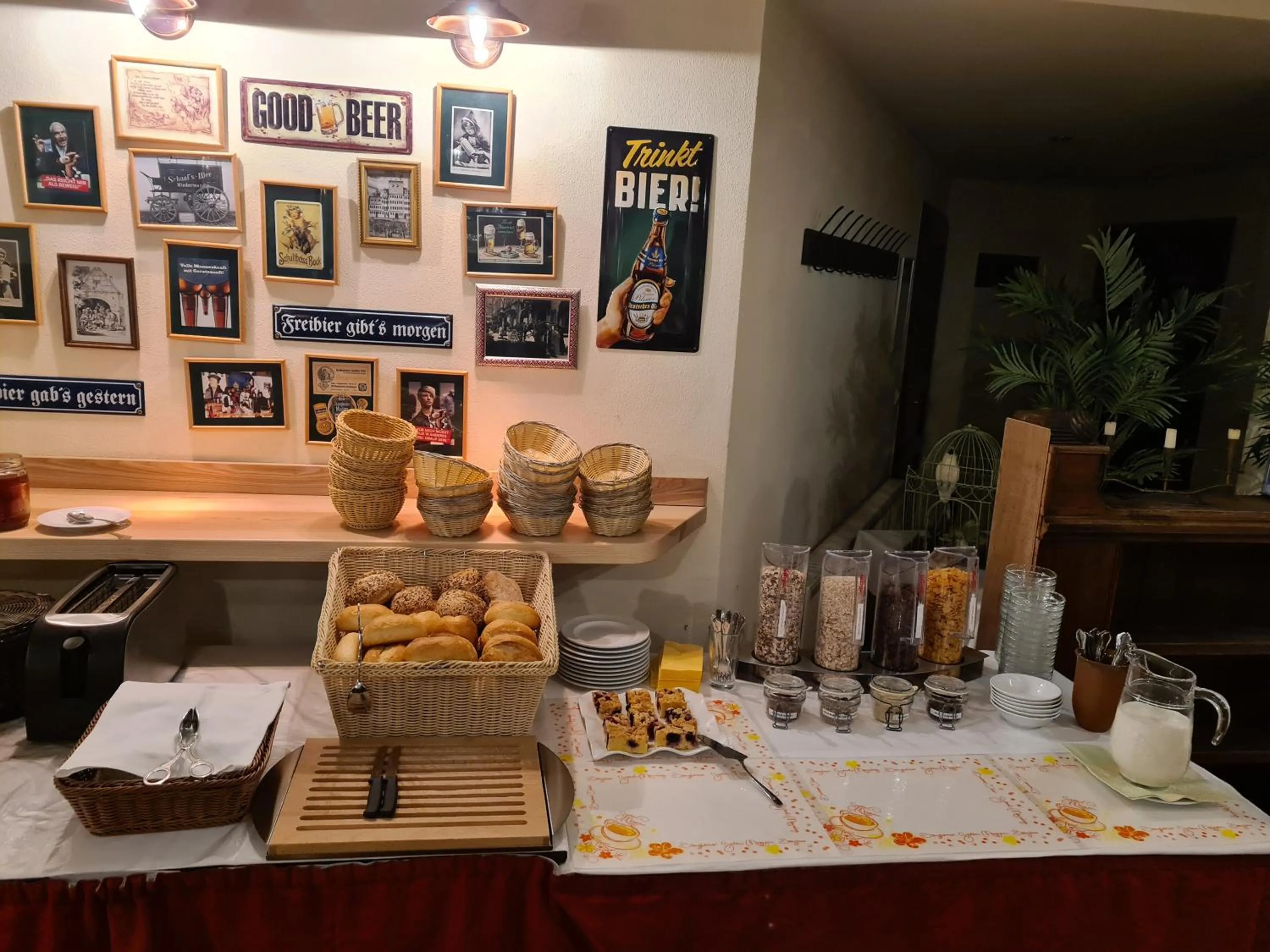 Breakfast in Hotel Brauhaus Wittenberg