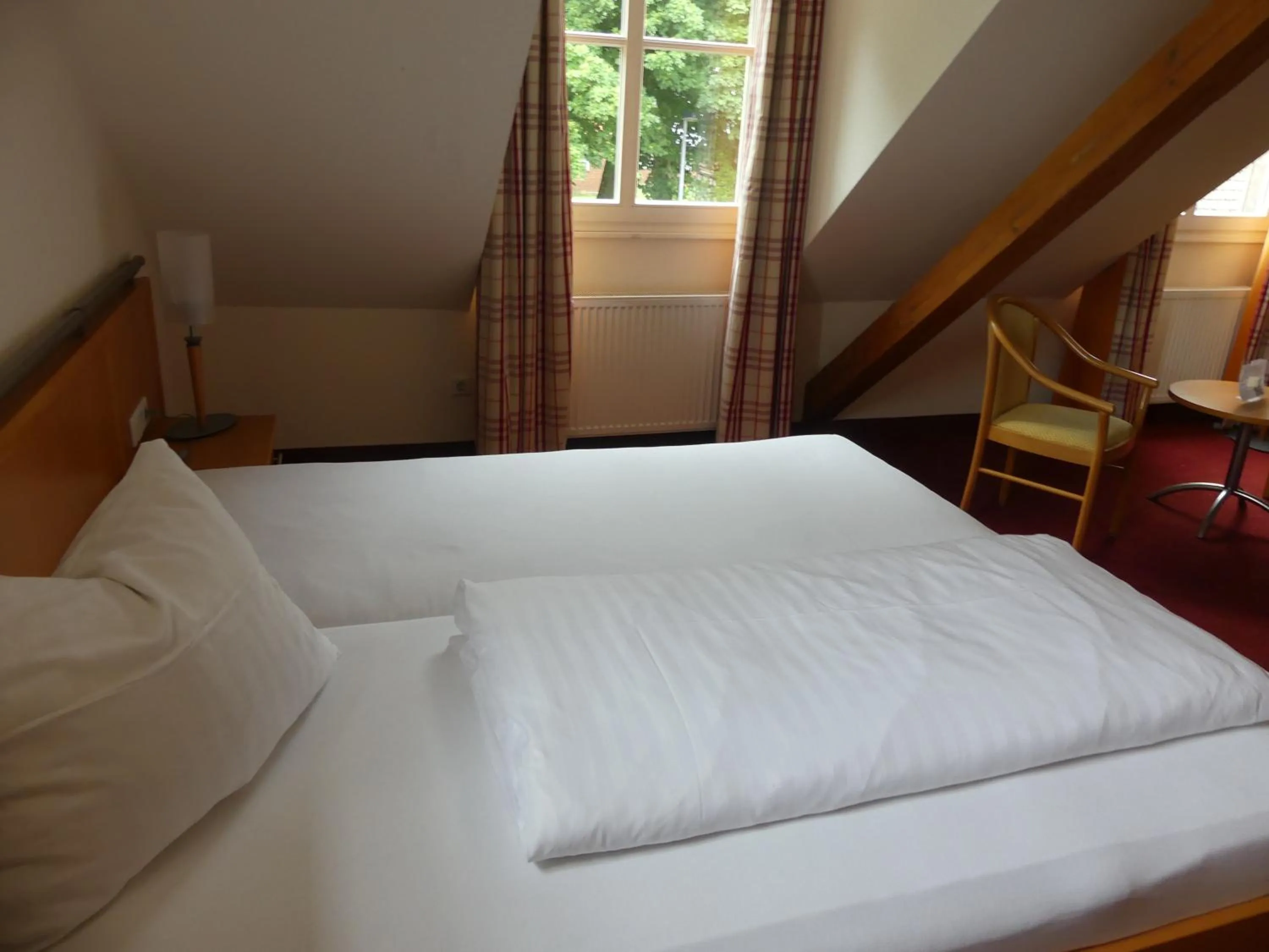 Bed in Landgasthaus Hotel Eggert