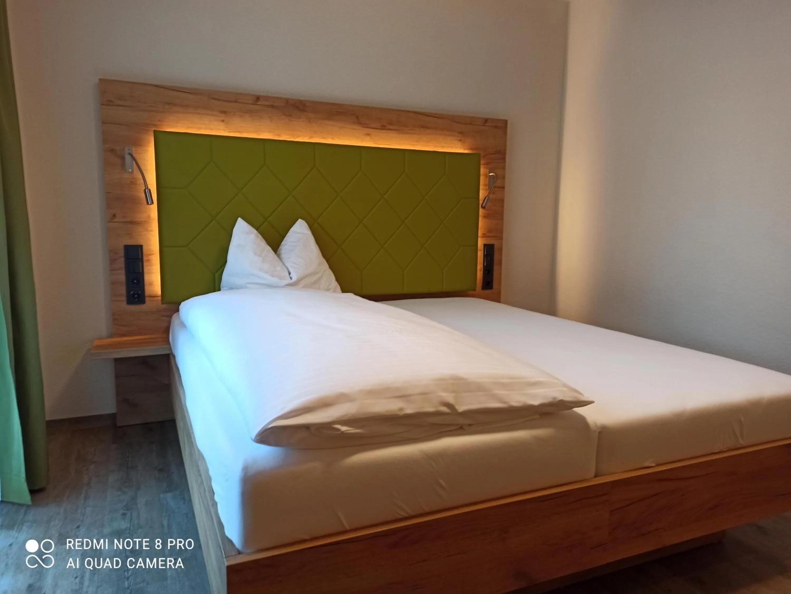 Bed in Landgasthaus Hotel Eggert