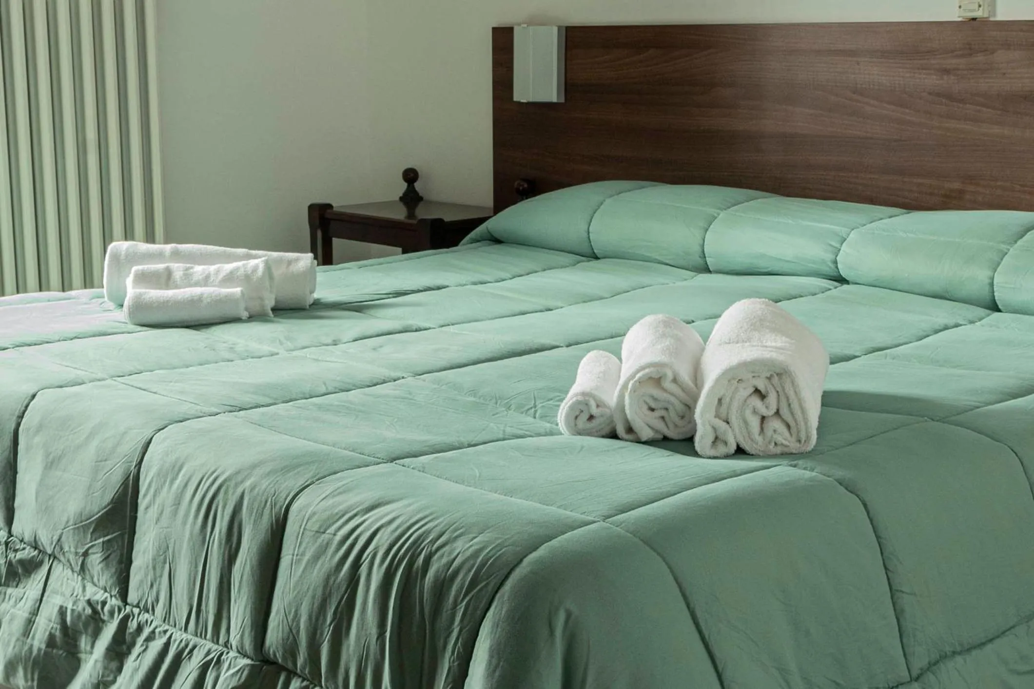 hair dryier, Bed in Hotel Galassia