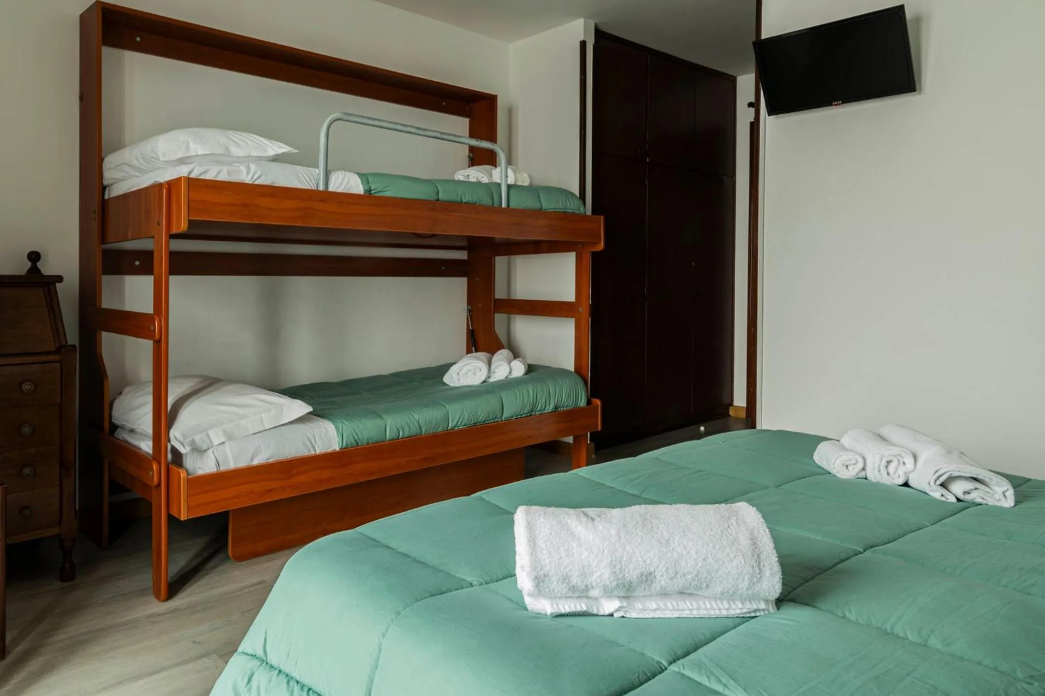 Balcony/Terrace, Bed in Hotel Galassia