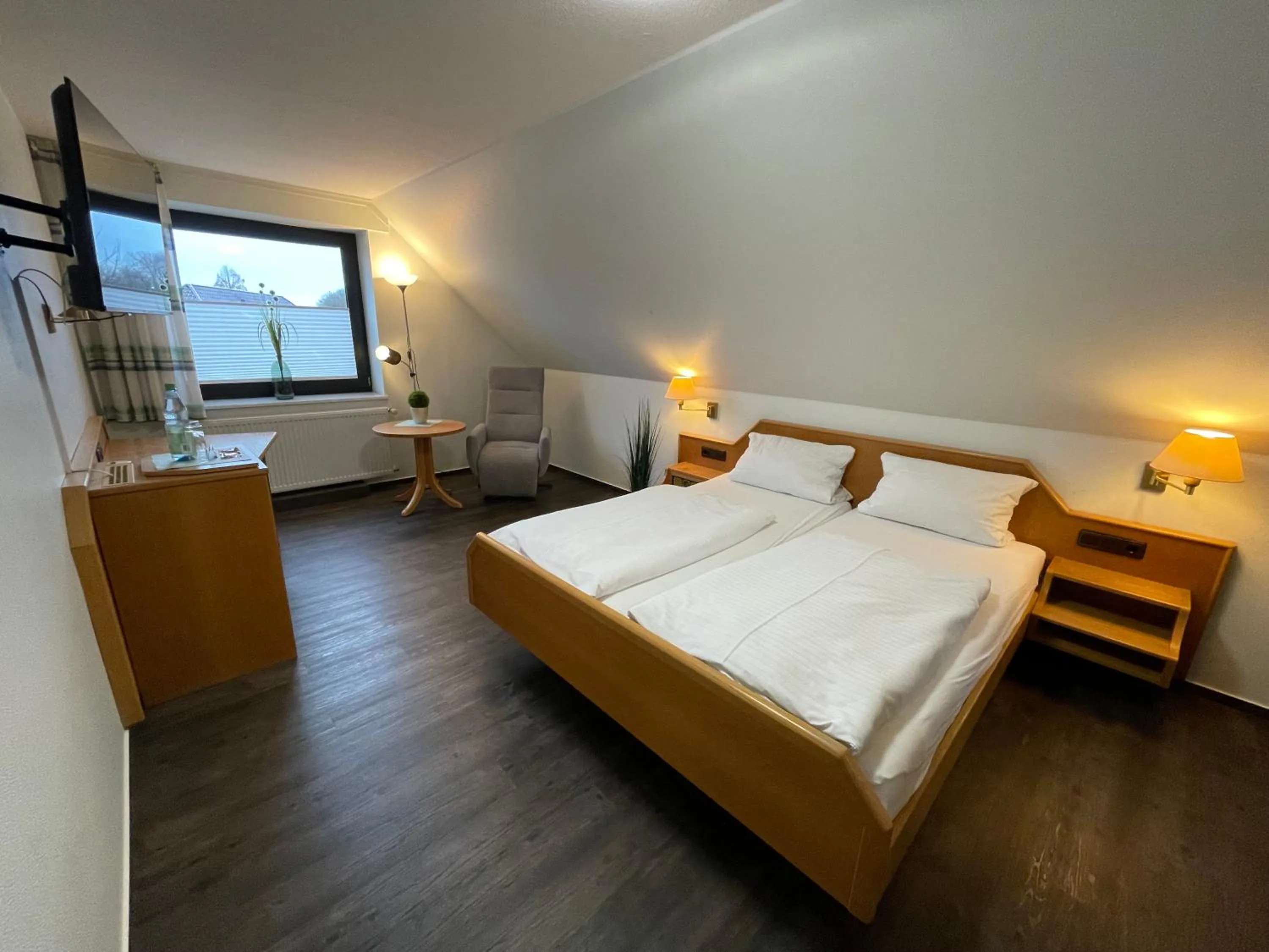 Bed in Hotel Wolfsjäger