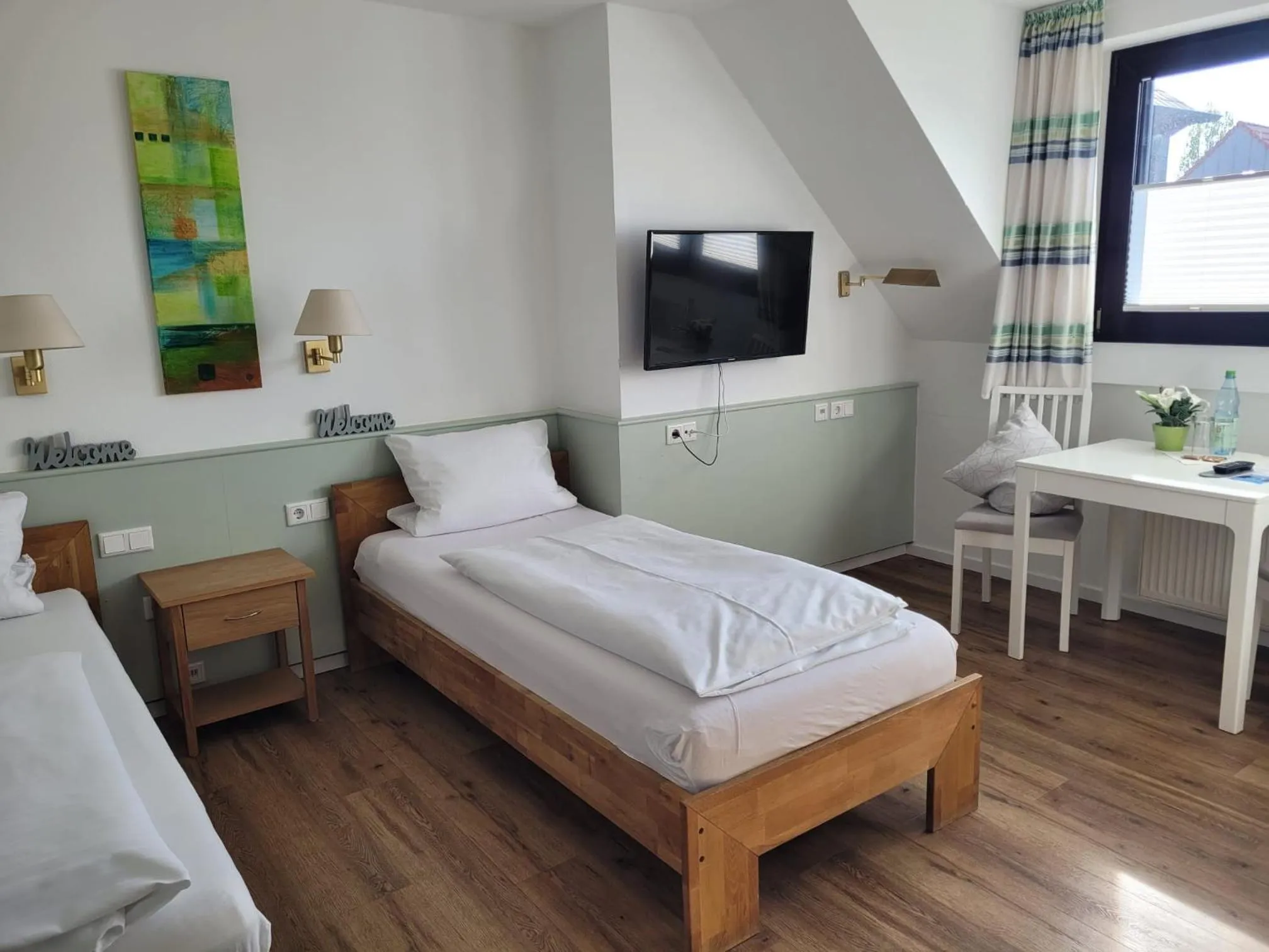 Photo of the whole room, Bed in Hotel Wolfsjäger