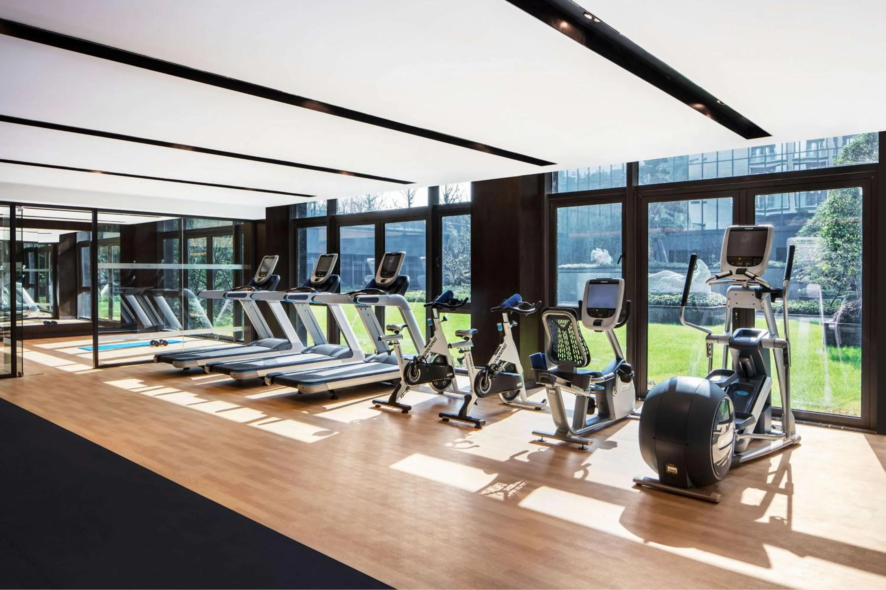 Fitness centre/facilities in Hilton Ningbo Dongqian Lake